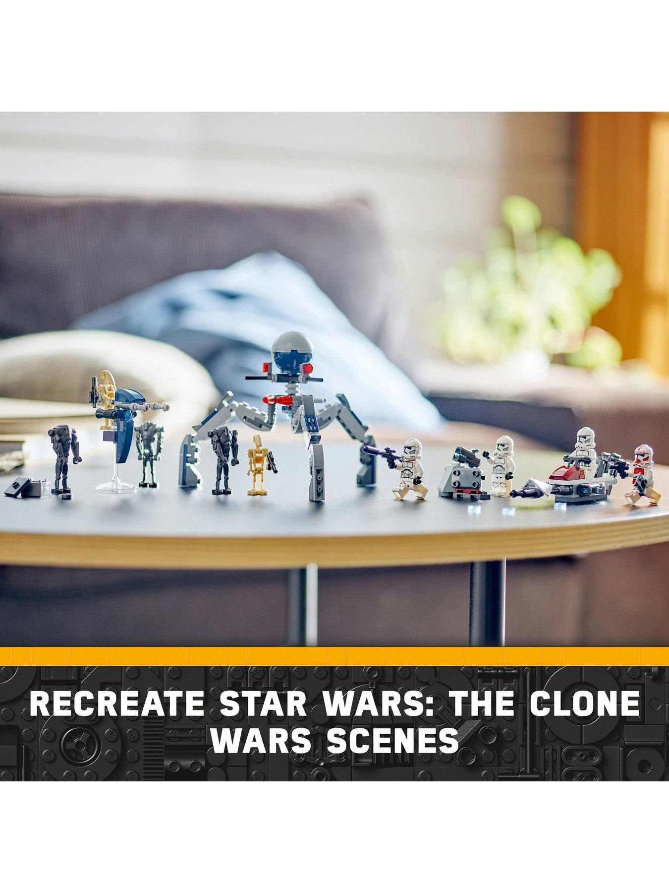 Image 6 of 8 of LEGO Star Wars Clone Trooper&trade; &amp; Battle Droid&trade; Battle Pack 75372