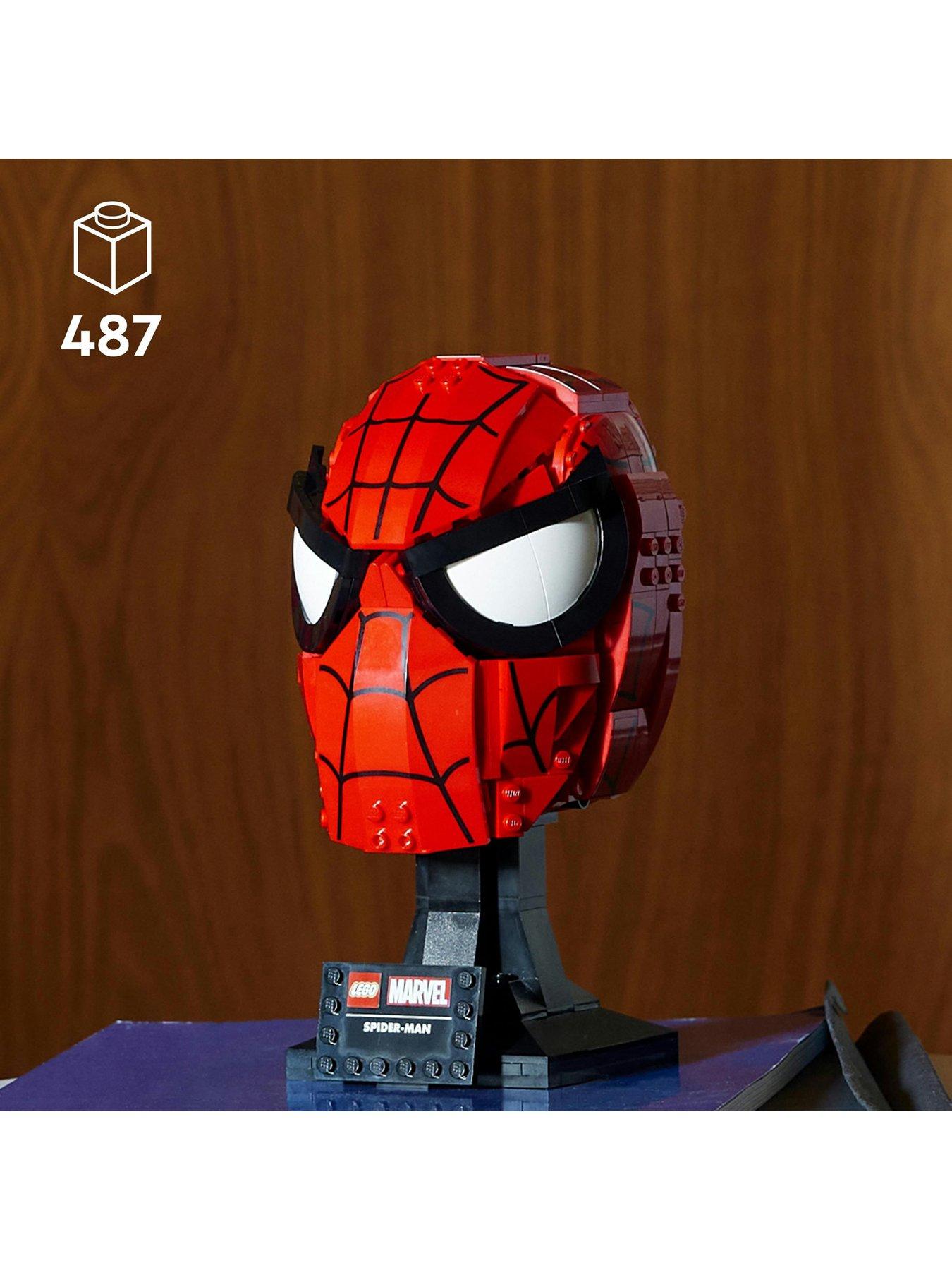 stillFront image of lego-super-heroes-spider-manrsquos-mask-super-hero-kit-76285