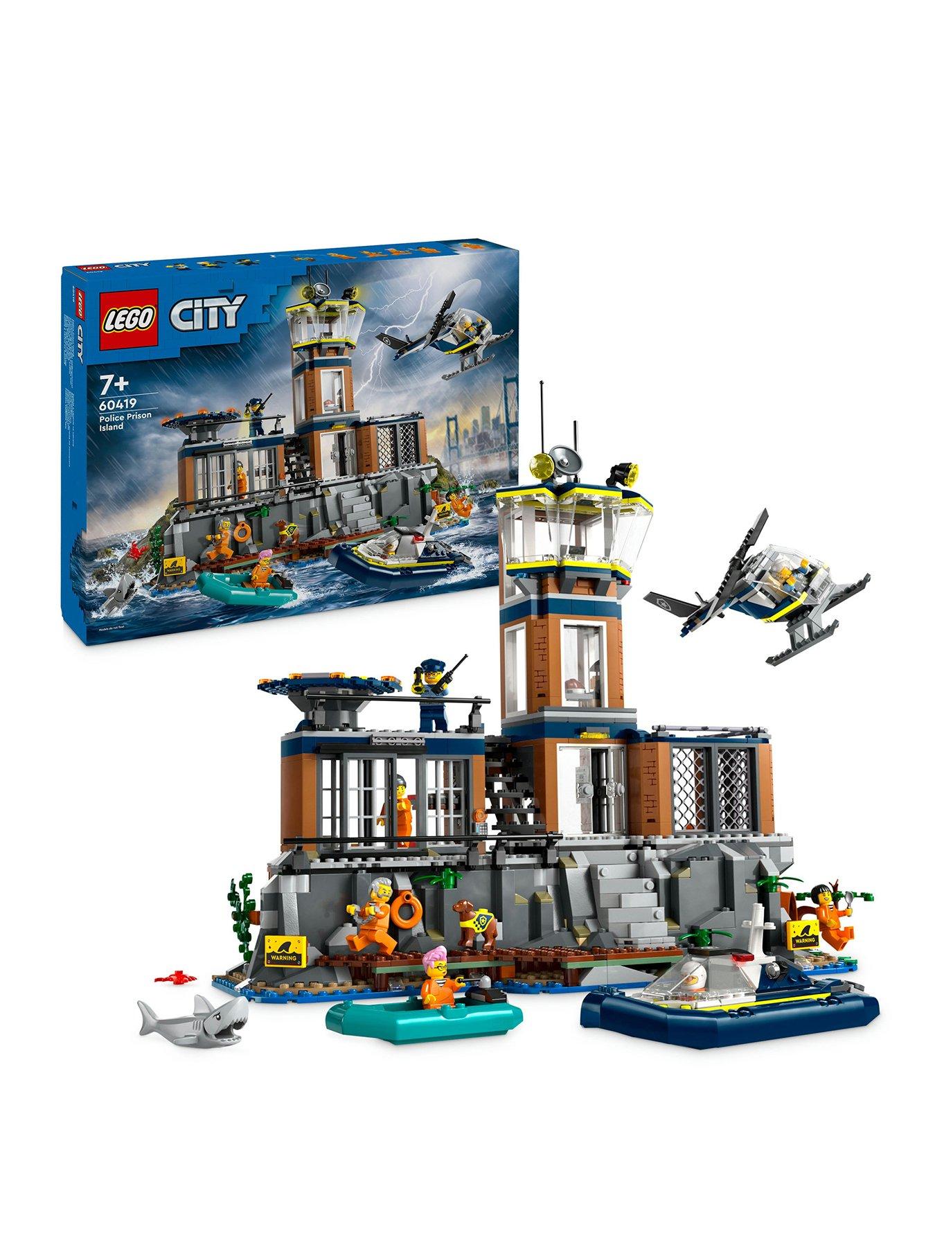 LEGO City Police Prison Island Building Toy 60419 | Littlewoods