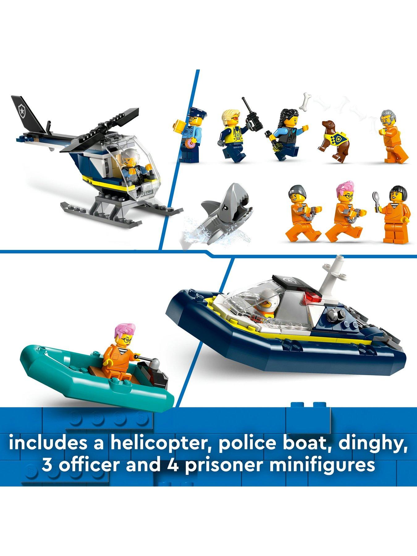 LEGO City Police Prison Island Building Toy 60419 Littlewoods
