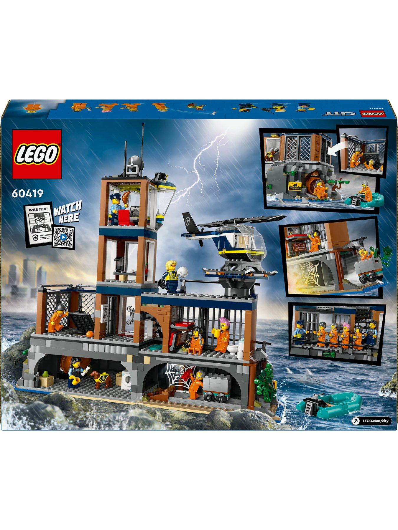 LEGO City Police Prison Island Building Toy 60419 | Littlewoods