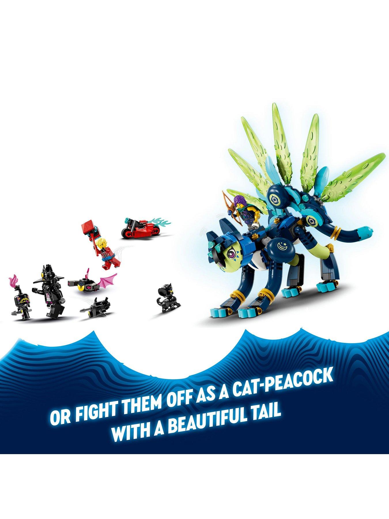  image of lego-dreamzzz-zoey-and-zian-the-cat-owl-toy-71476