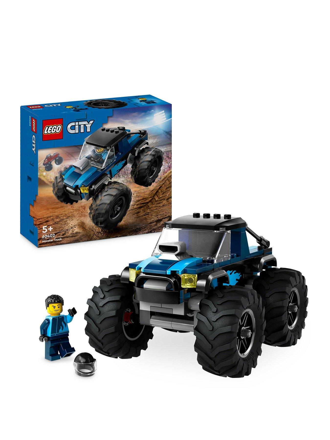 Image 1 of 8 of LEGO City Blue Monster Truck Toy Vehicle Playset 60402