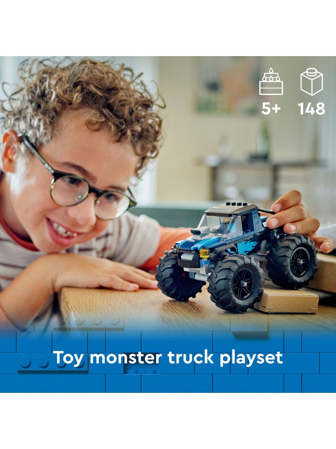 Image 2 of 8 of LEGO City Blue Monster Truck Toy Vehicle Playset 60402