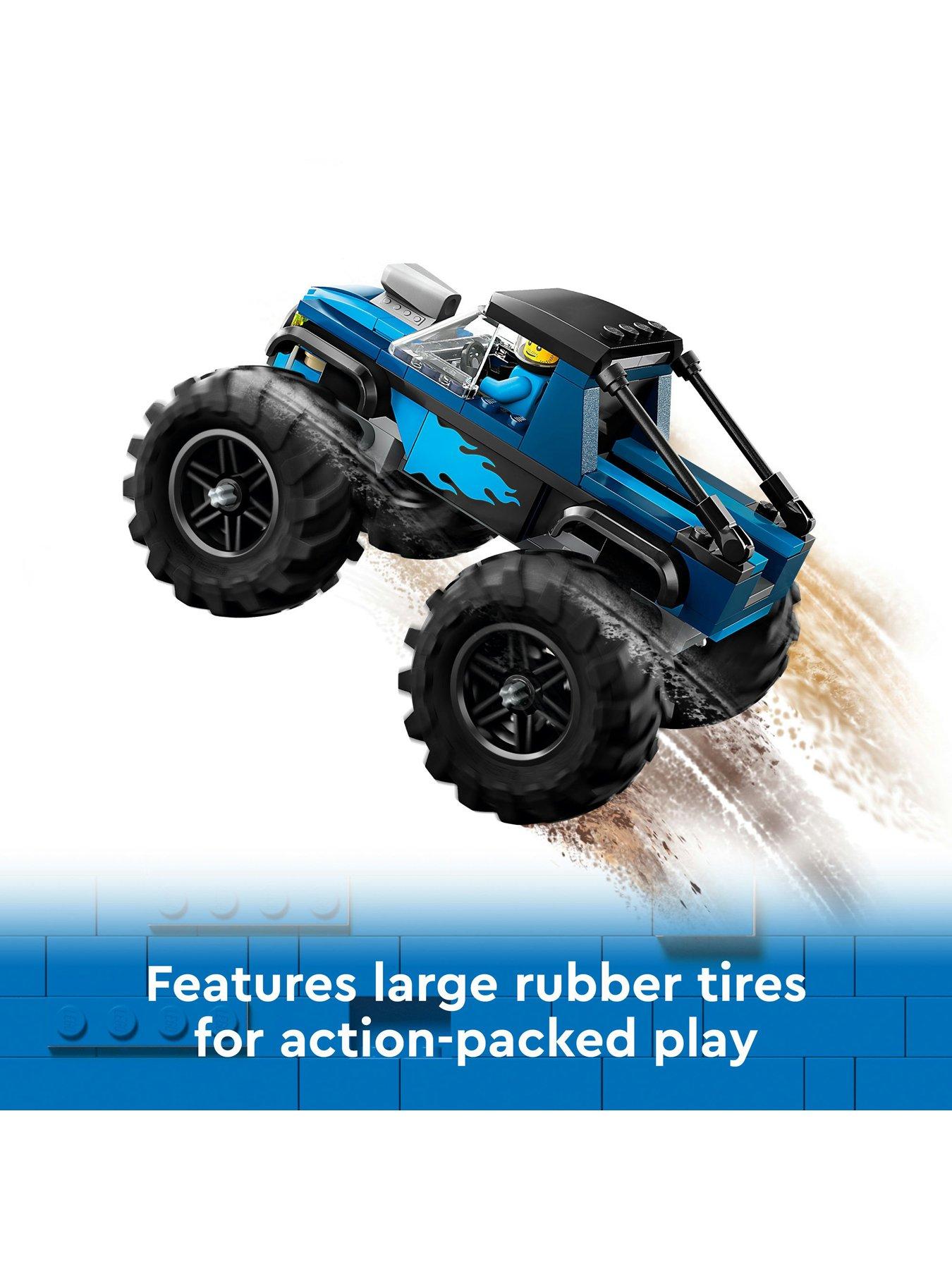 Image 3 of 8 of LEGO City Blue Monster Truck Toy Vehicle Playset 60402