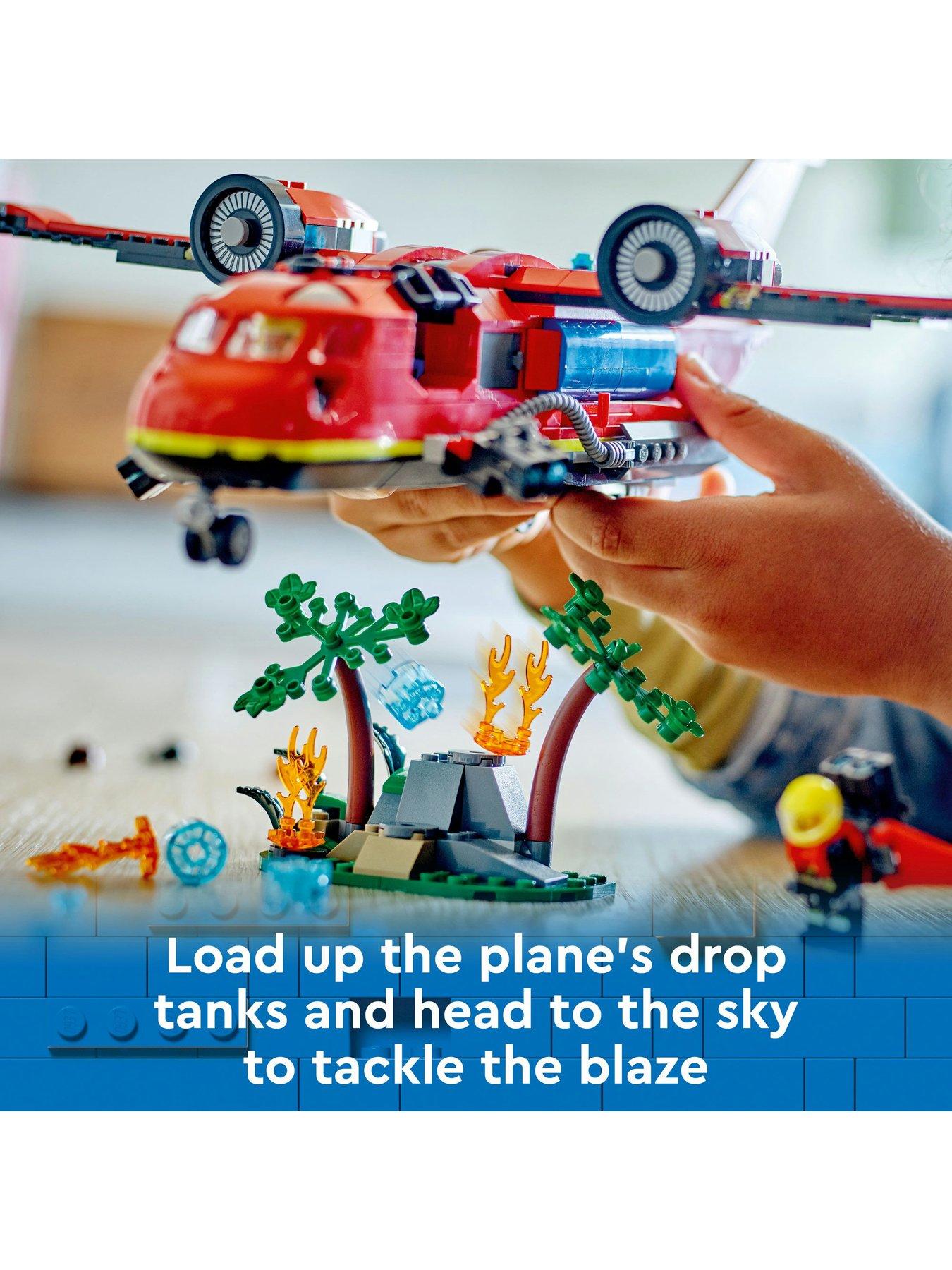 Image 3 of 7 of LEGO City Fire Rescue Plane Building Toy Set 60413