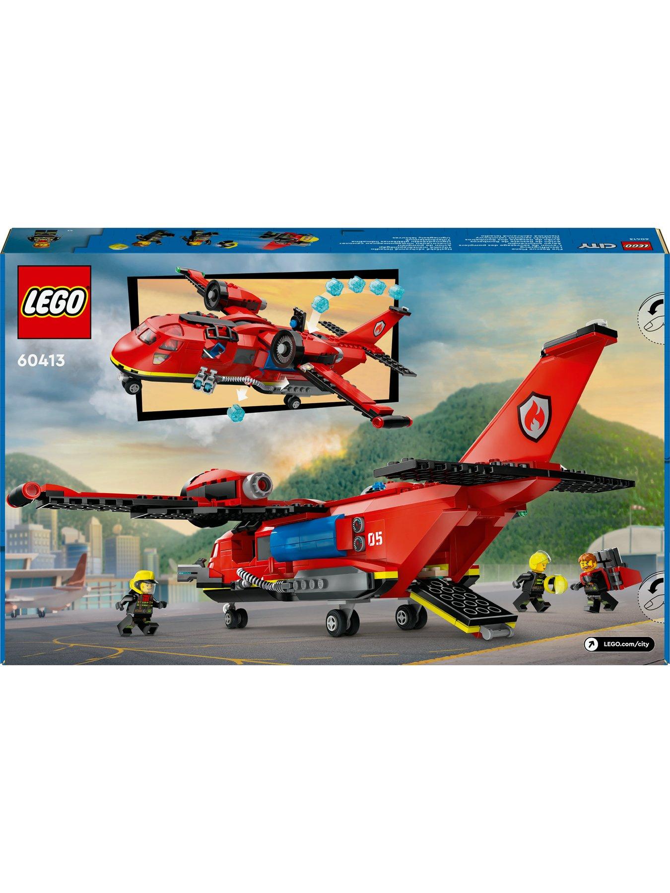 Image 7 of 7 of LEGO City Fire Rescue Plane Building Toy Set 60413