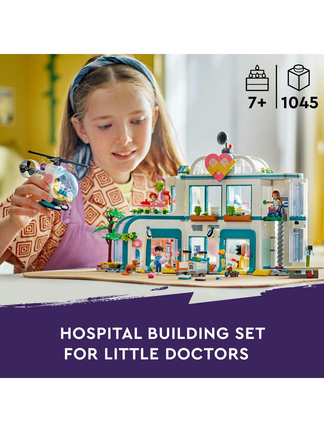 Lego friends best sale hospital inside