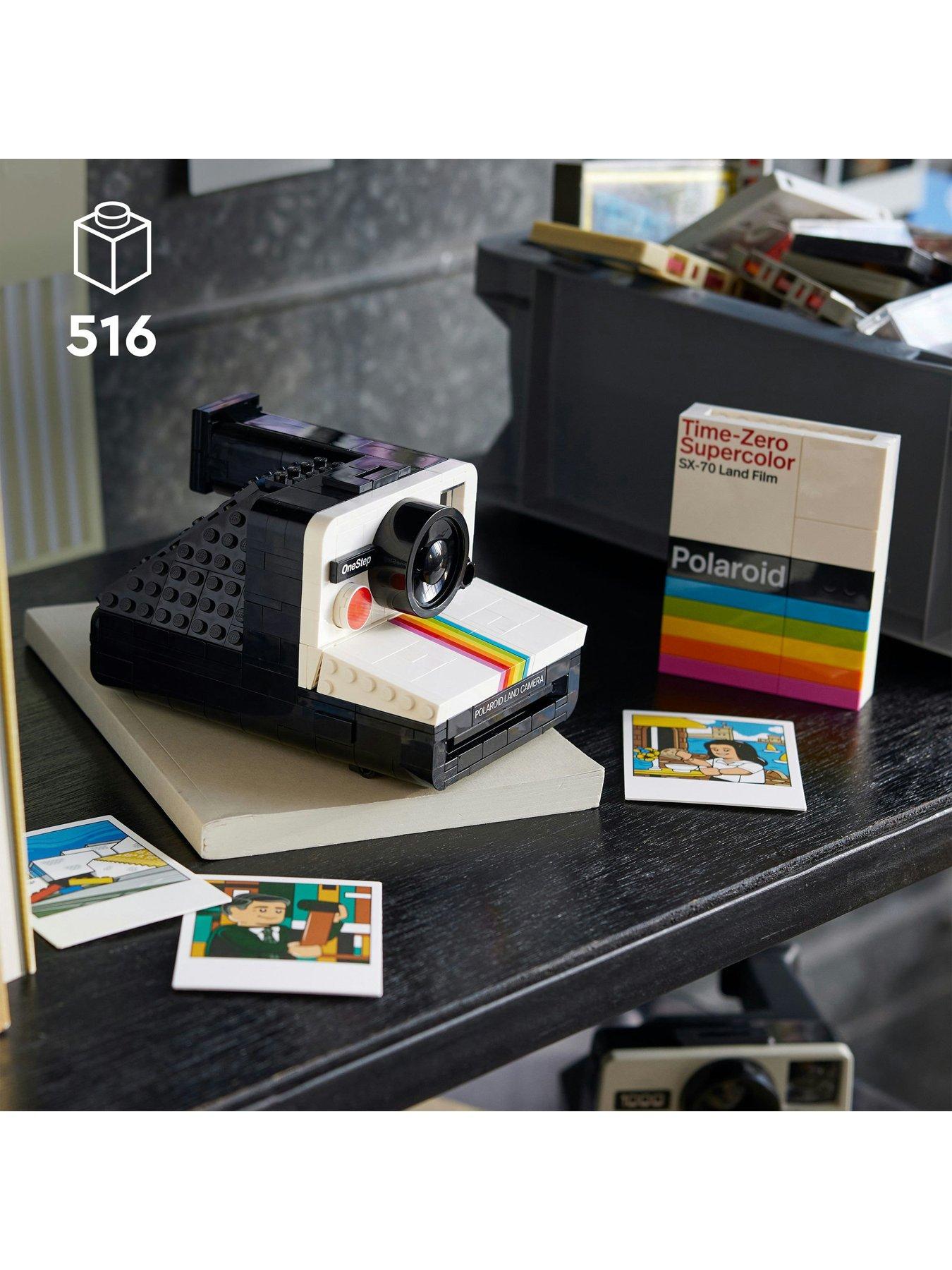  image of lego-ideas-polaroid-onestep-sx-70-camera-set-21345