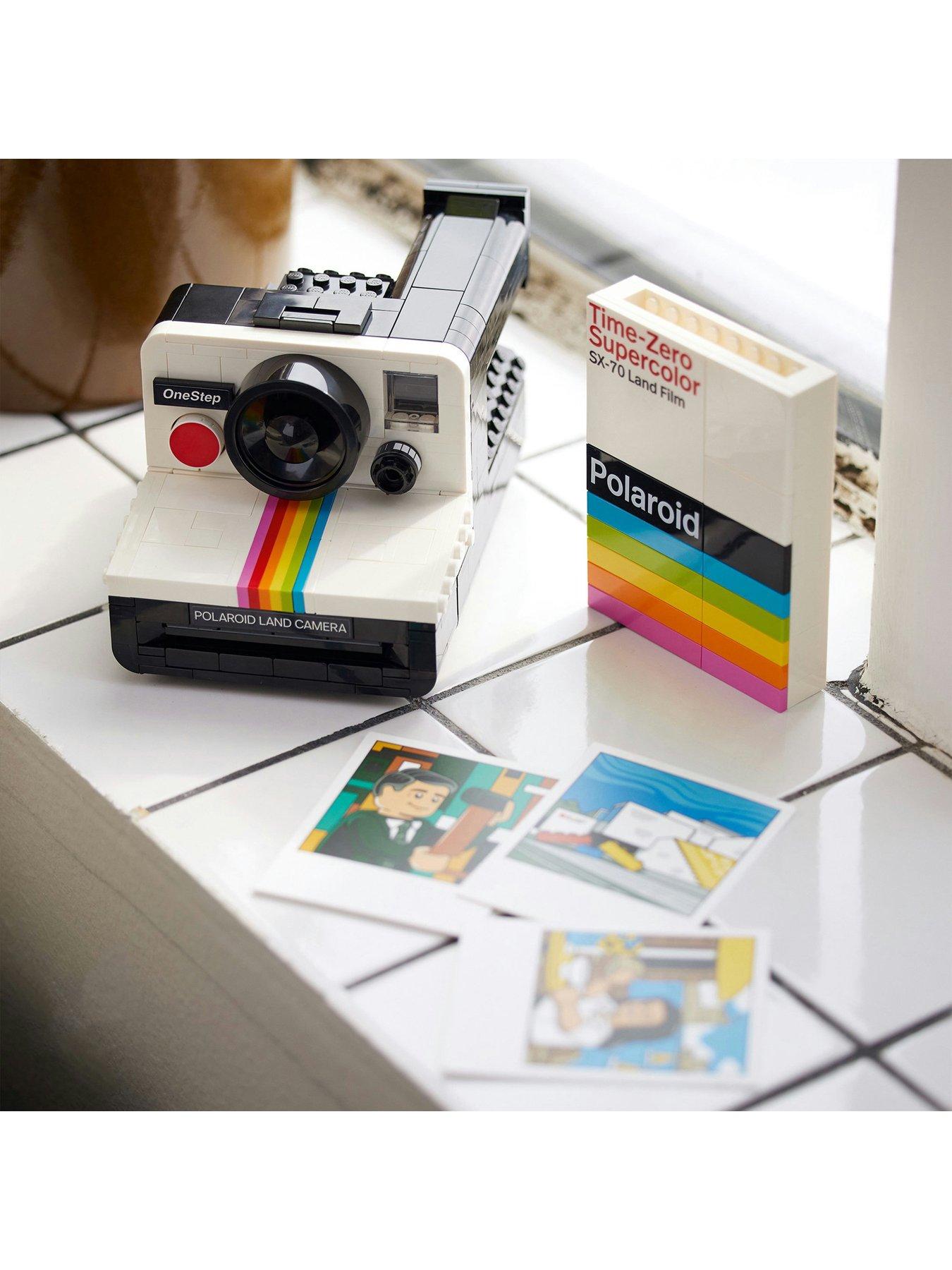 Vintage Polaroid SX-70 OneStep Time-Zero Rainbow Stripe Camera with Film  TESTED