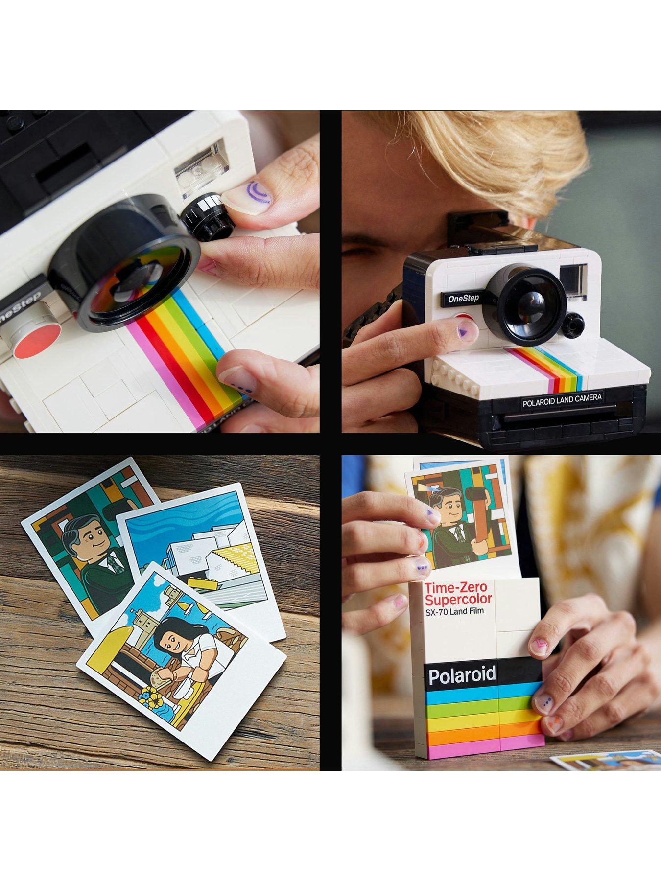  image of lego-ideas-polaroid-onestep-sx-70-camera-set-21345