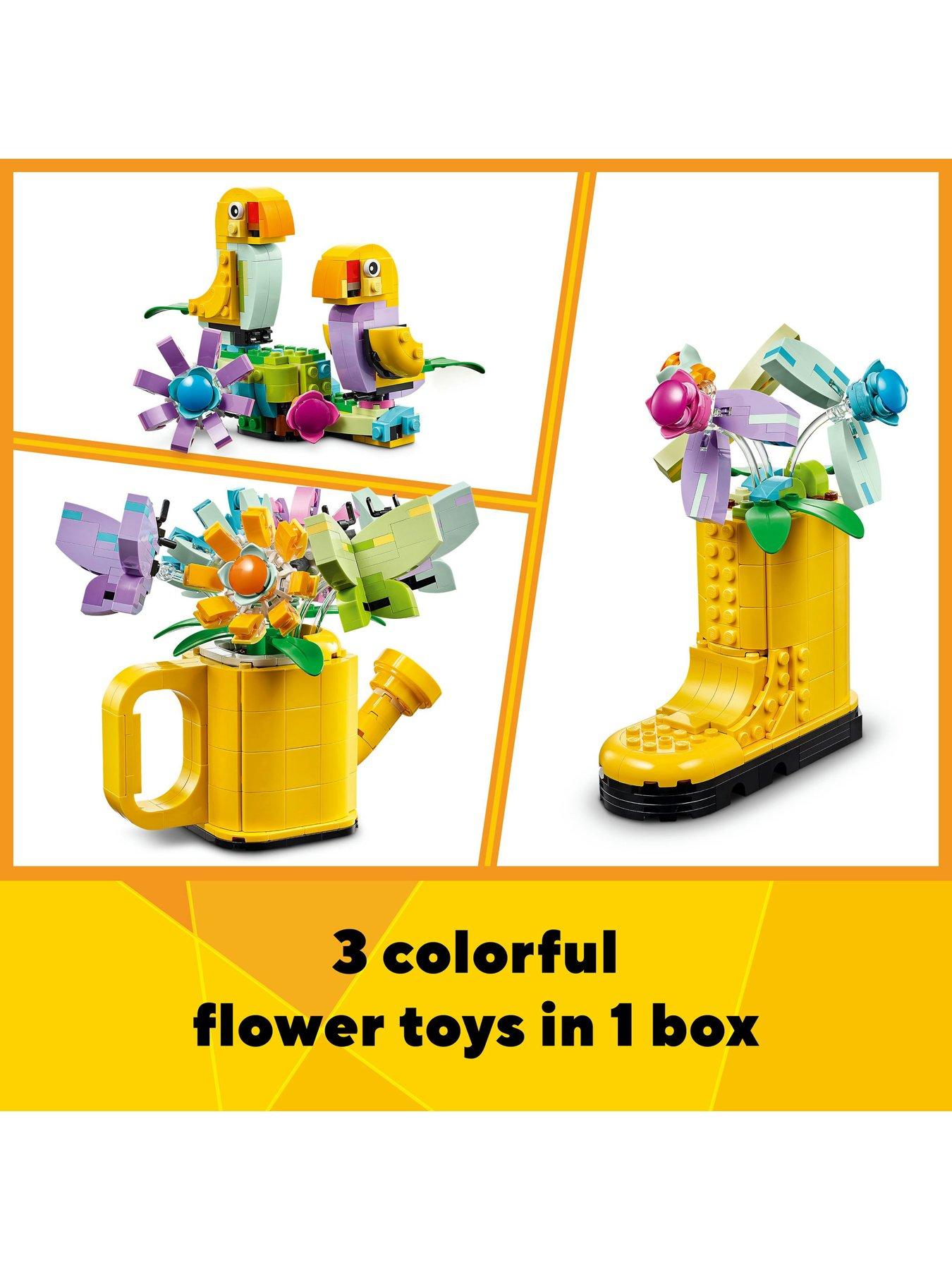Image 3 of 7 of LEGO Botanical Botanicals Flowers in Watering Can 31149