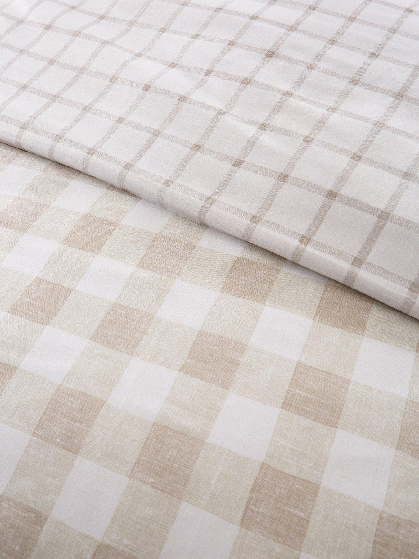  image of everyday-modern-farmhouse-gingham-check-duvet-cover-set