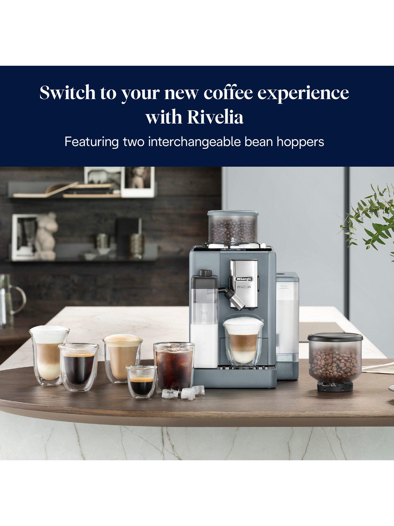 stillFront image of delonghi-rivelia-bean-to-cup-coffee-machinenbspexam44055-grey