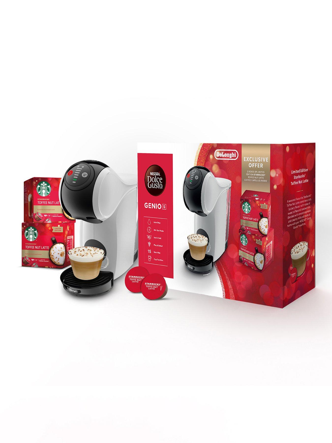 Nescafe Dolce Gusto White Genio S Pod Coffee Machine by Delonghi