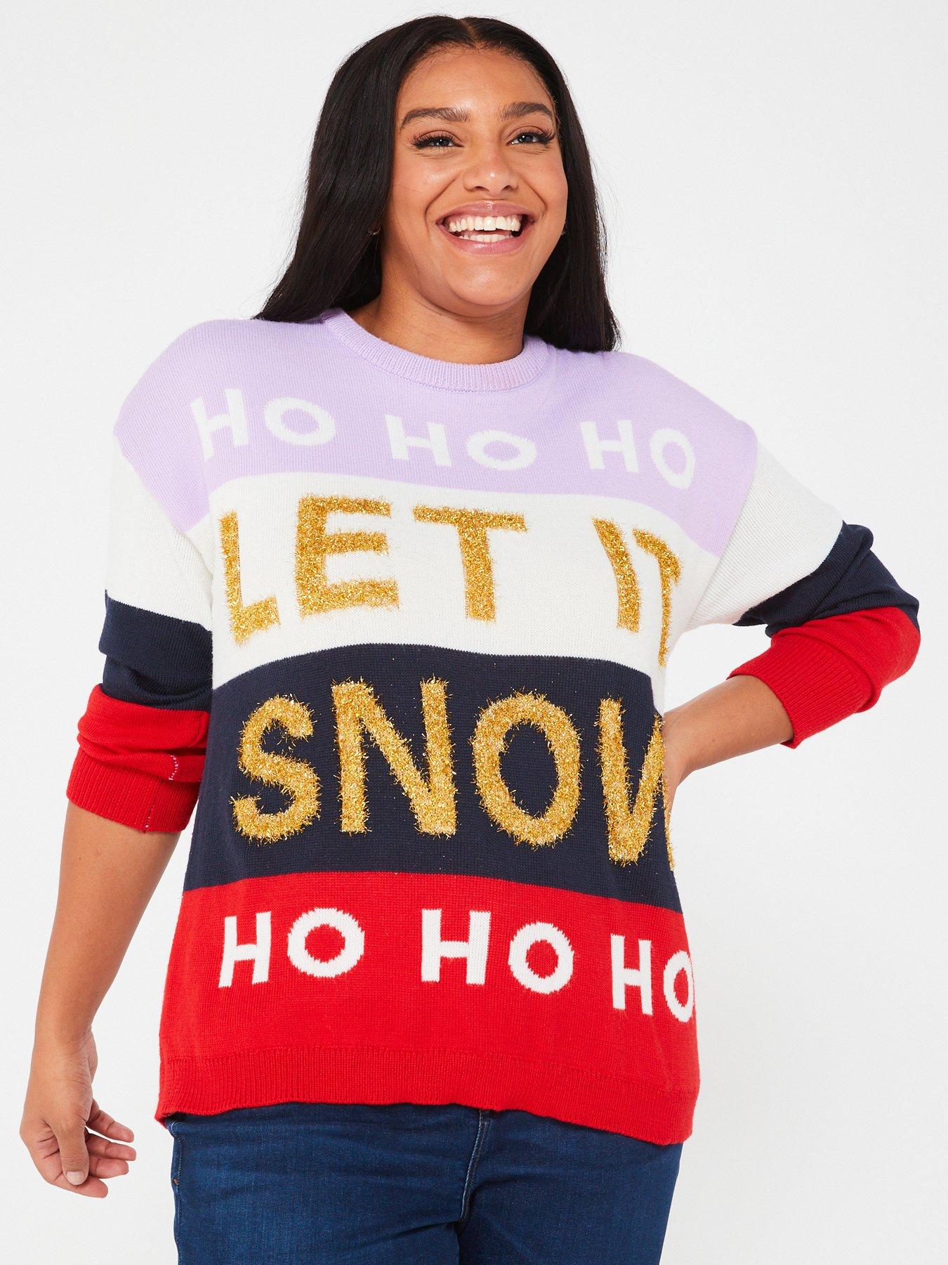 Let it outlet snow xmas jumper