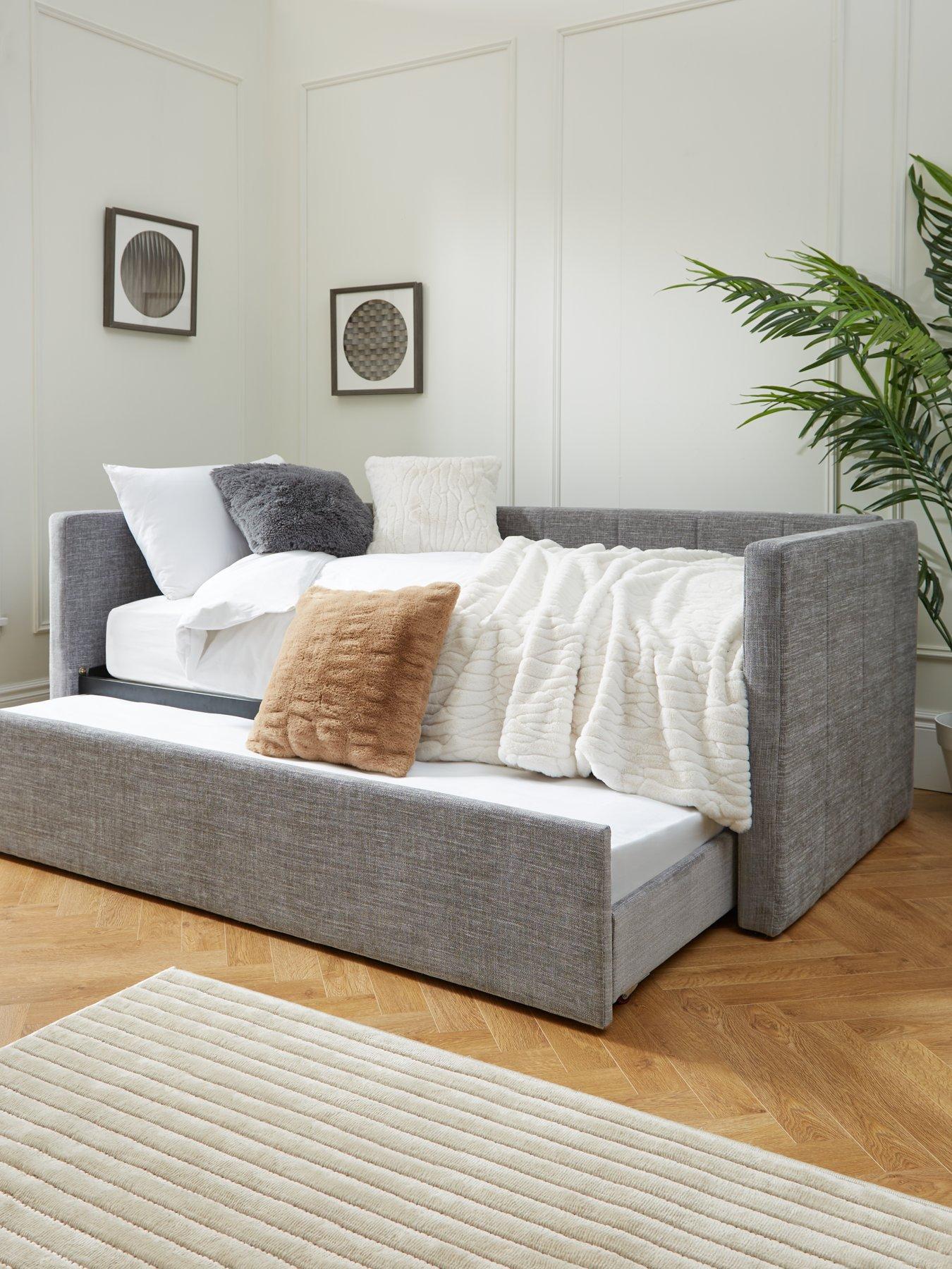 Very Home Newport Day Bed With Trundle with Mattress Options (Buy  &  SAVE!) - FSC Certified