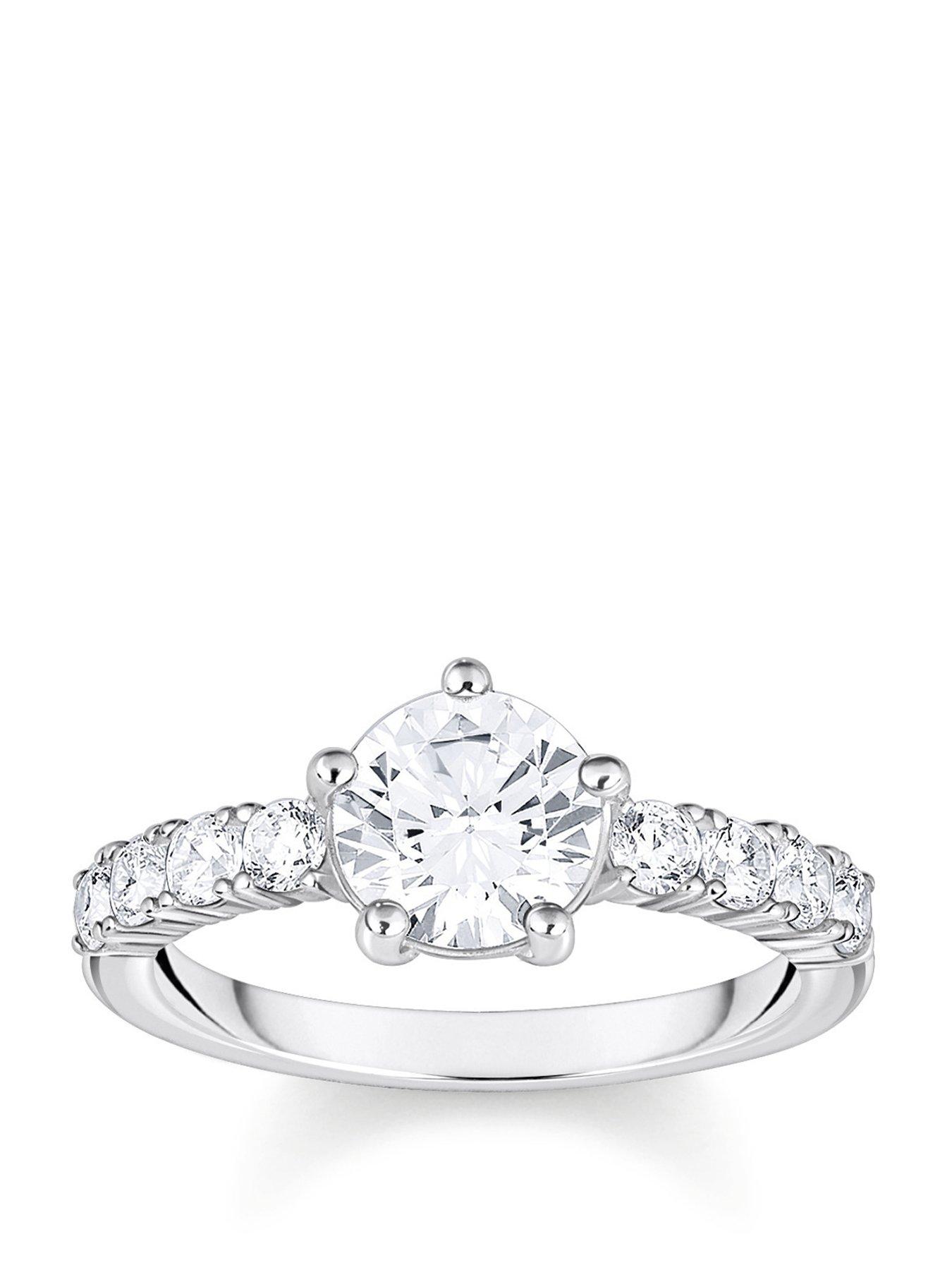 Image 1 of 2 of Thomas Sabo Heritage Glam Stone Band Rin