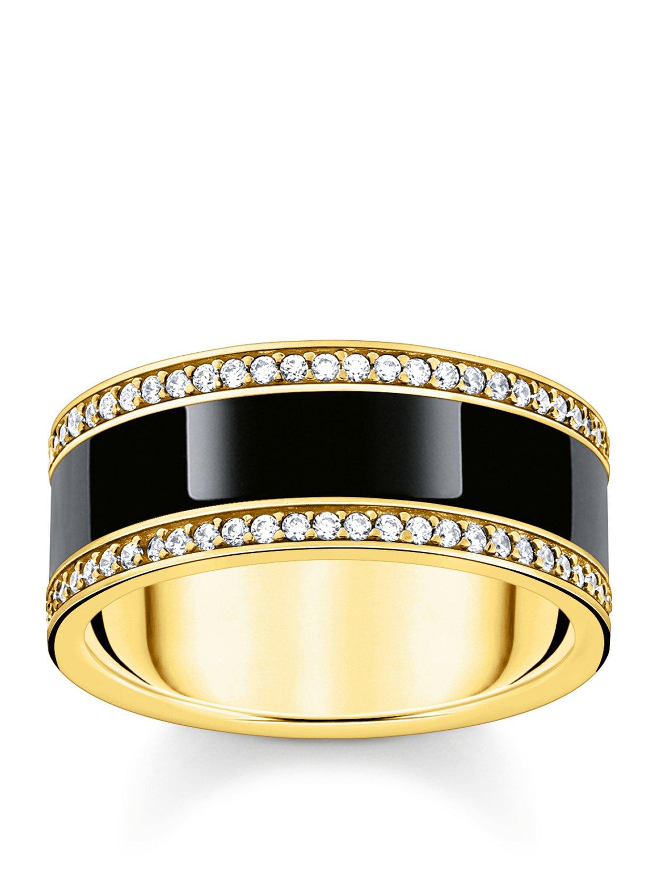 Image 1 of 2 of Thomas Sabo Cosmic Amulet Gold Plated Bl
