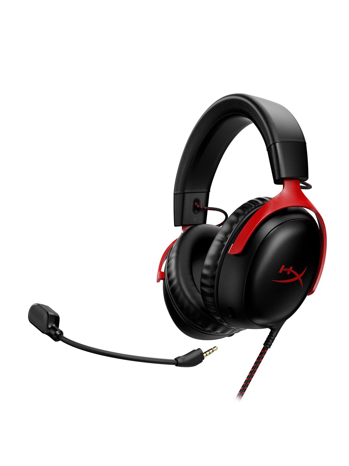 HYPERX Cloud III Wired Gaming Headset - PC | Mac | Xbox | PS4 | PS5 | Switch | Mobiles - Black  &  Red