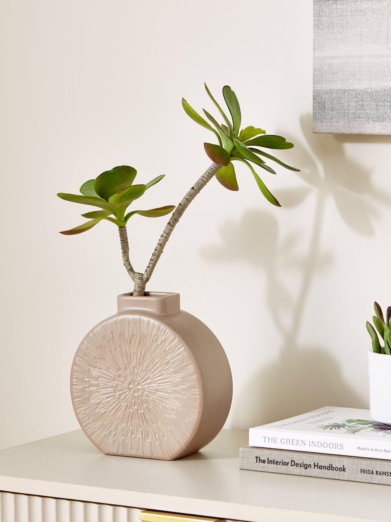undefined Round Scratched Pattern Vase