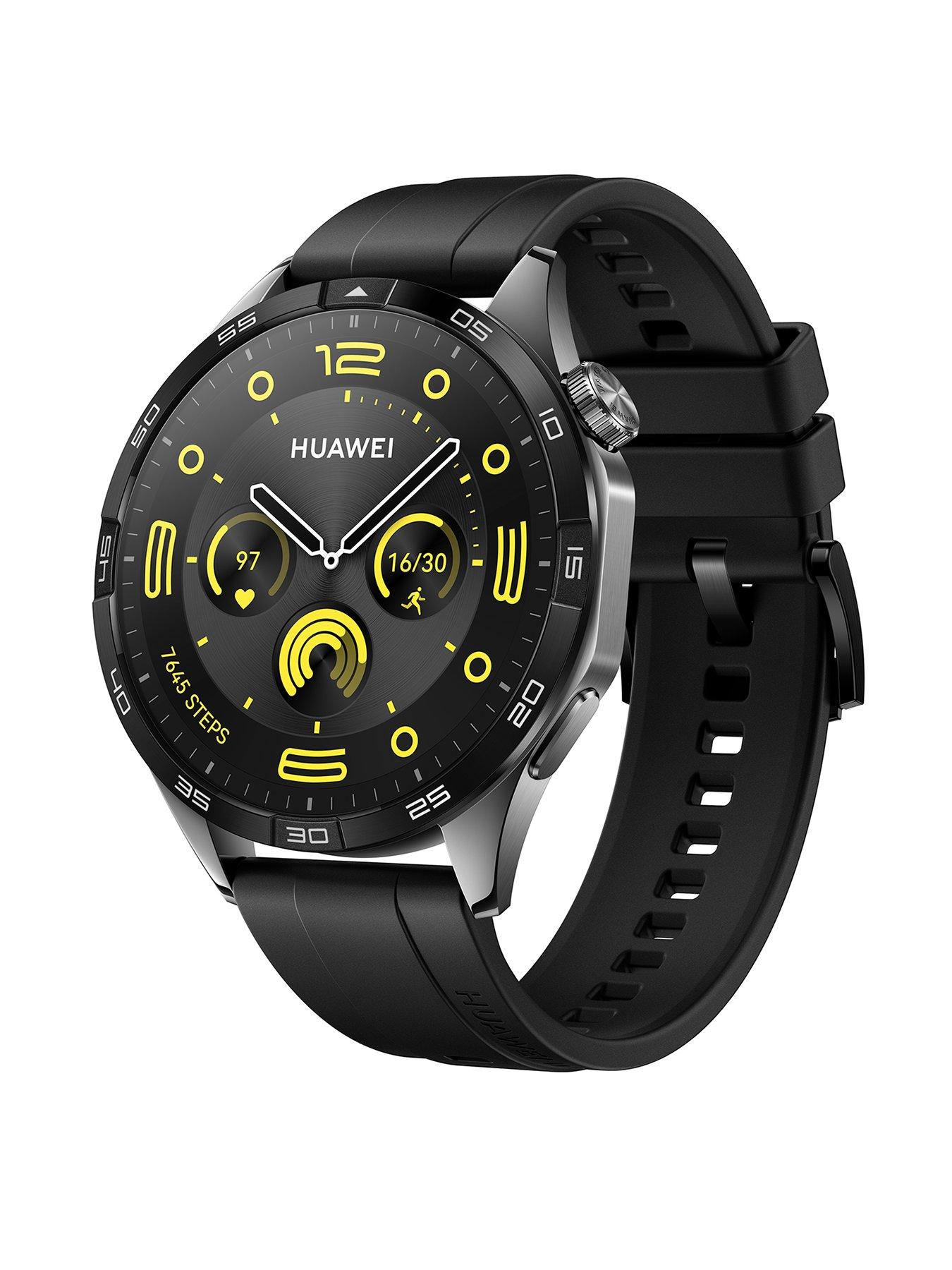 huawei-watch-gt4-46mm-black-fluoroelastomer-strap