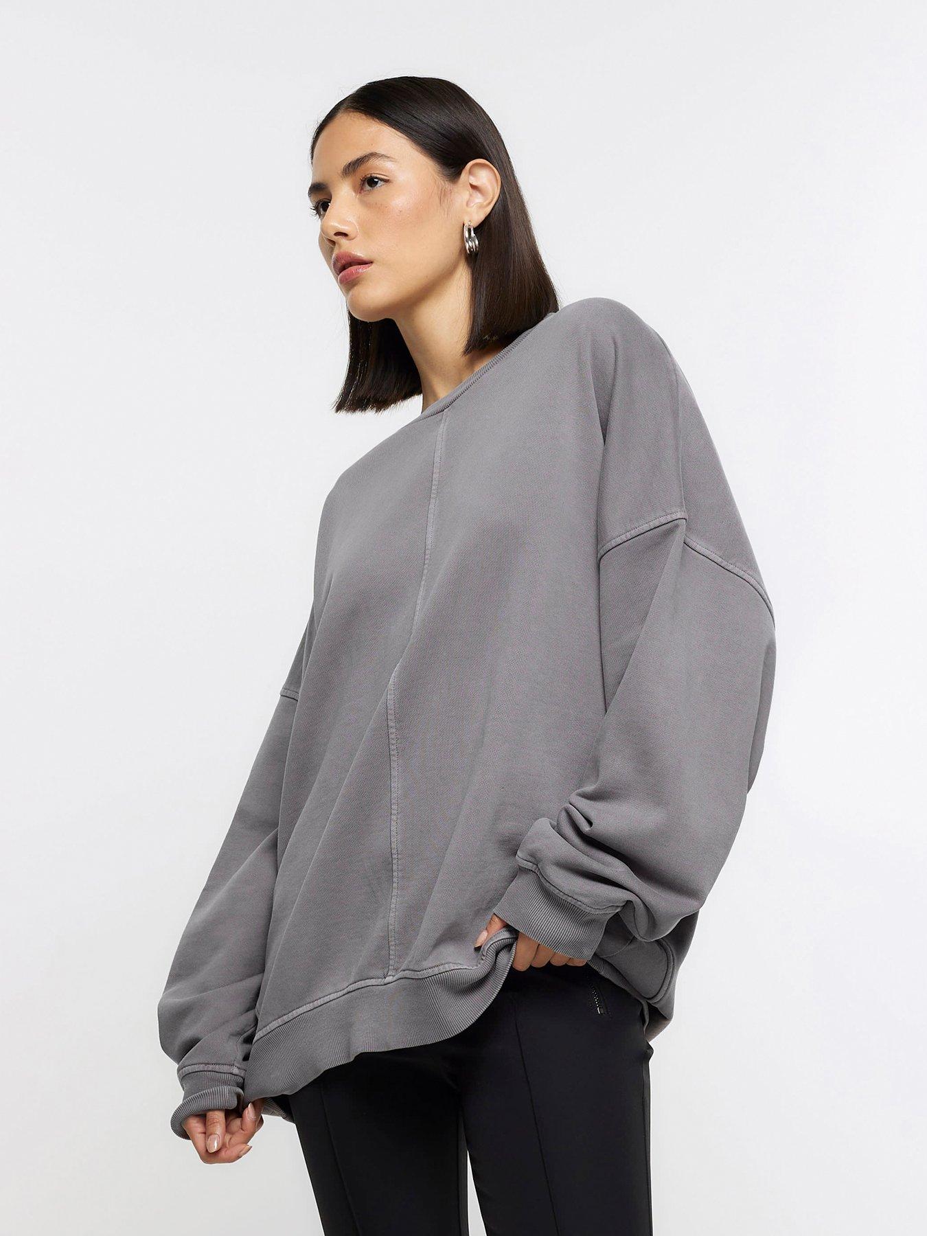 Batwing Sweatshirt Dark Grey