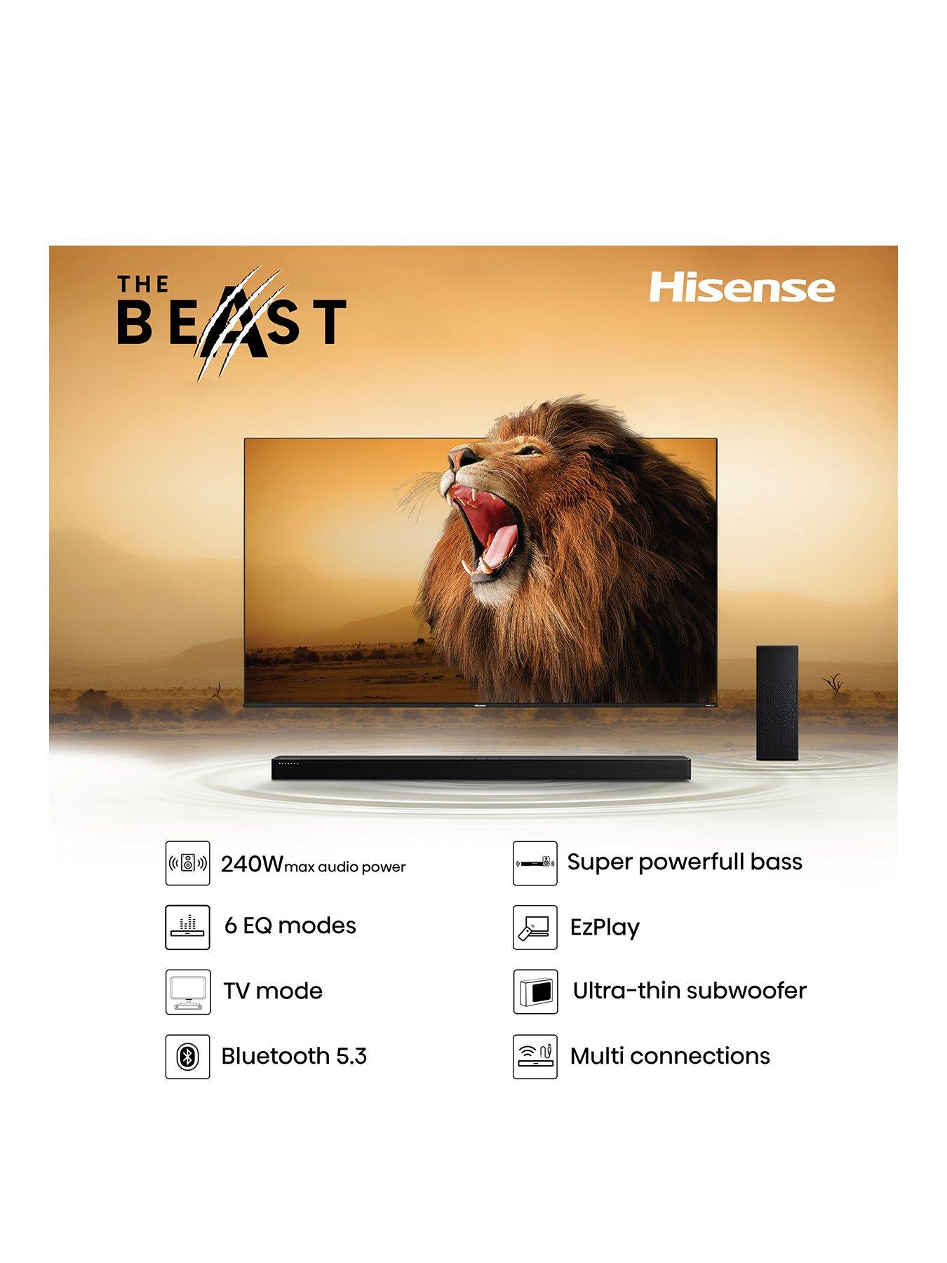  image of hisense-hs2100-240w-21ch-bluetooth-soundbar-with-dts-virtual-x-amp-dolby-digital