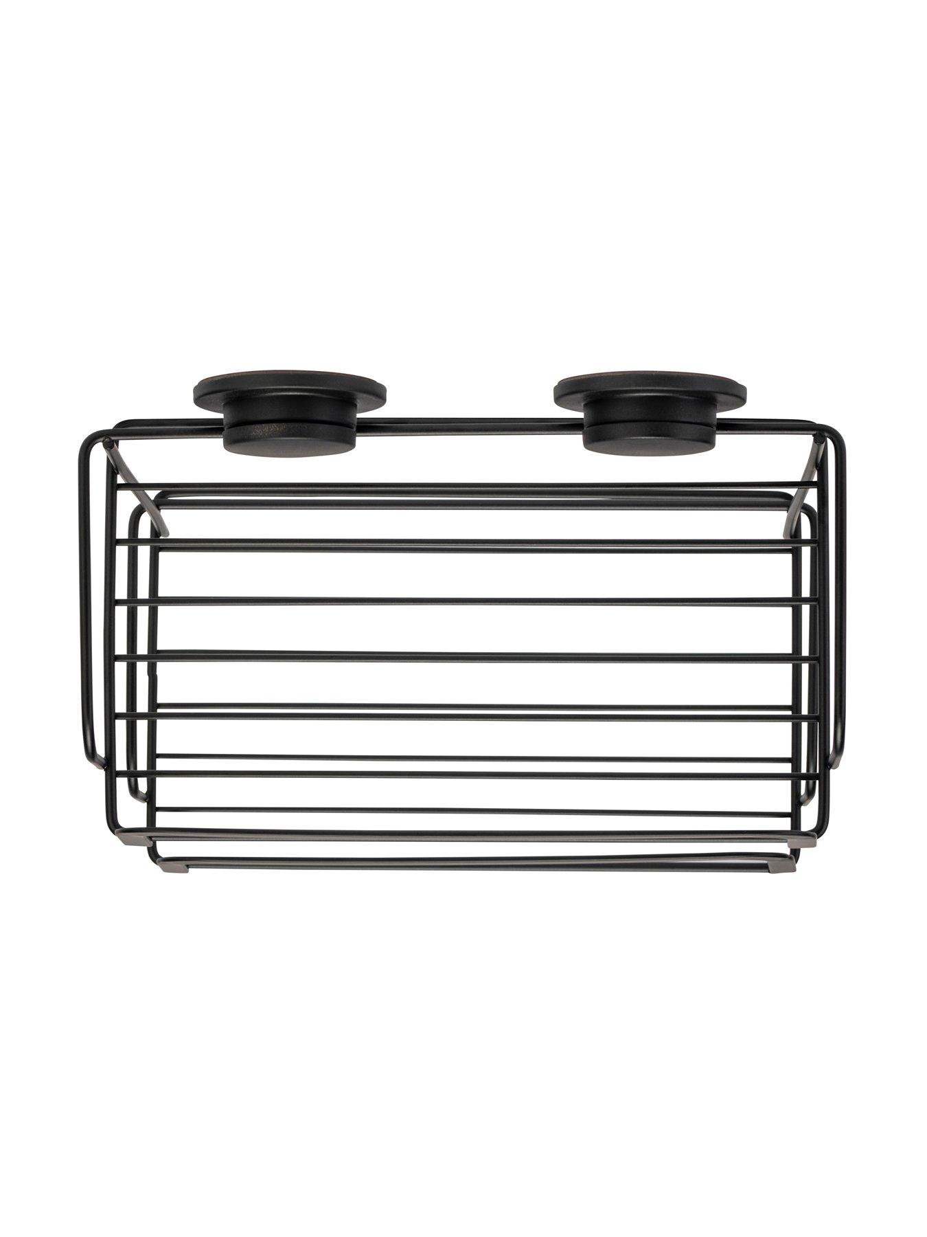 Image 4 of 6 of Croydex Stick 'n' Lock 2 Tier Cosmetic Basket