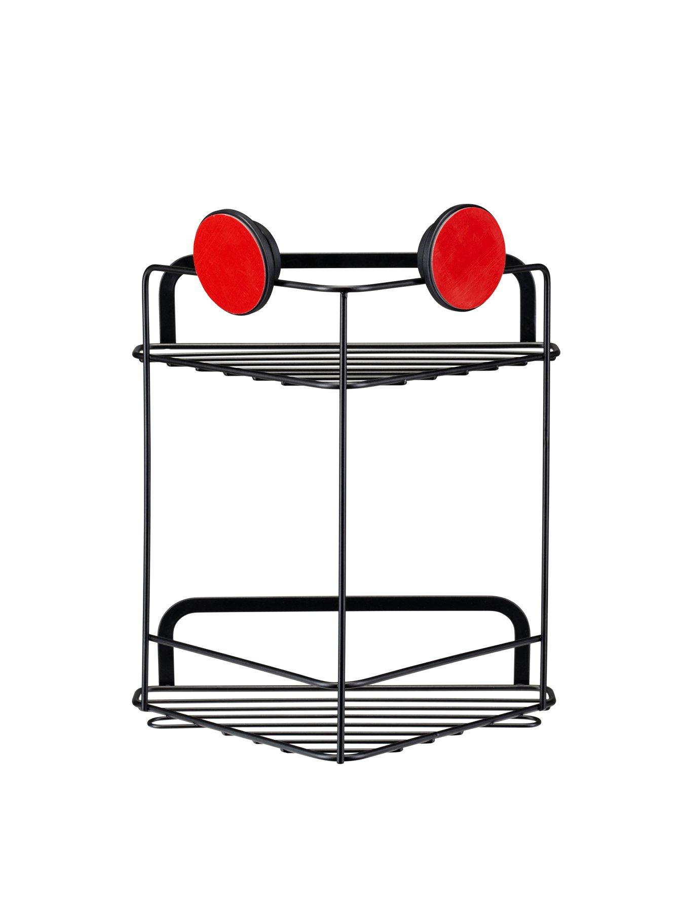 Image 5 of 6 of Croydex Stick 'n' Lock 2 Tier Corner Basket