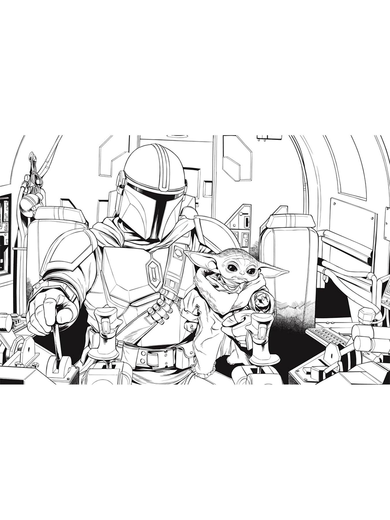 Star Wars The Mandalorian Colouring Book