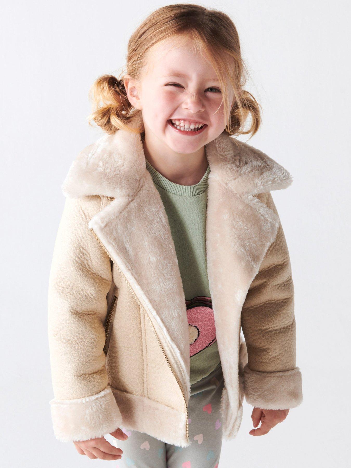 Mini faux clearance fur jacket