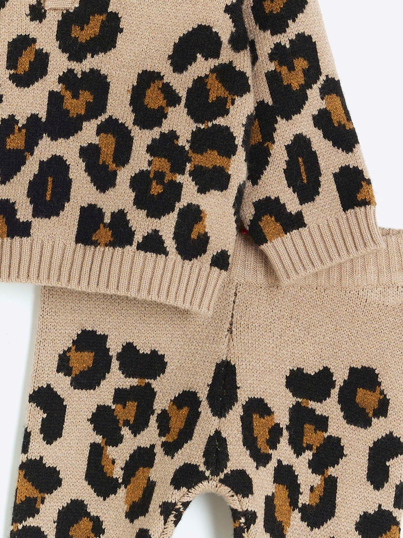 River island leopard on sale jumper