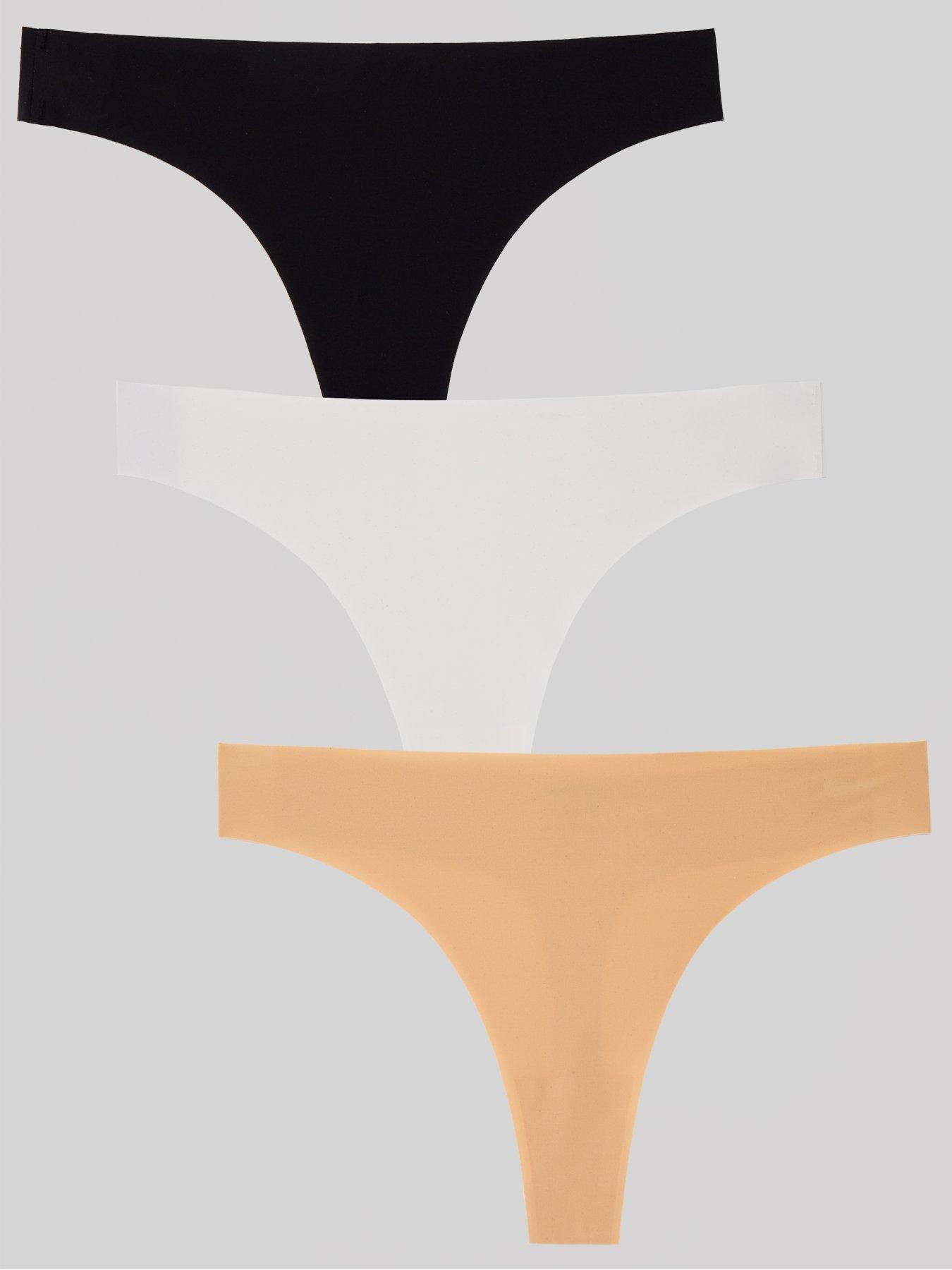 undefined No Vpl 3 Pack Thong - Multi