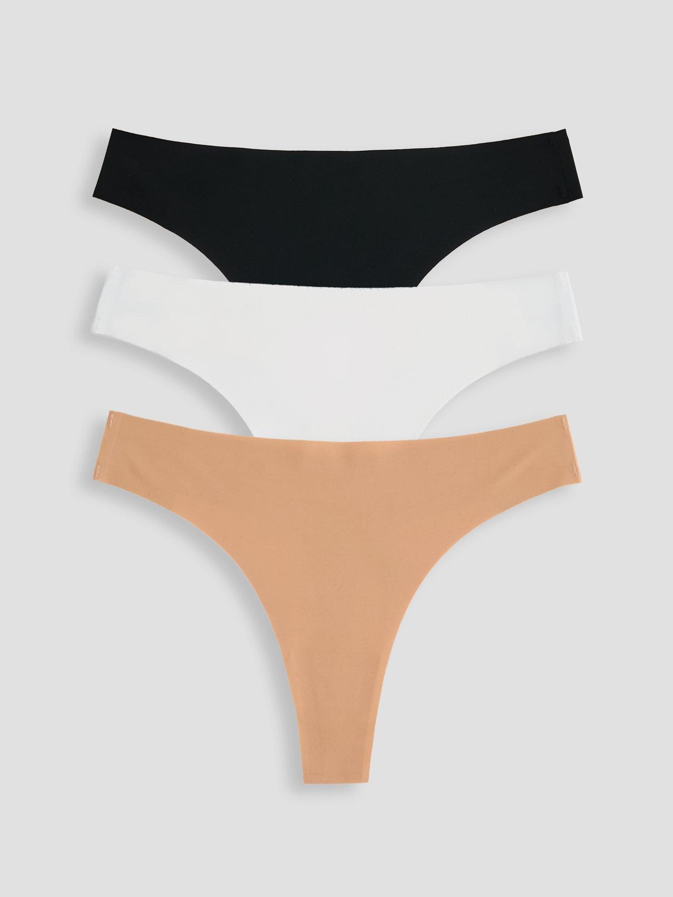 The Very Collection No VPL 3 Pack Thong - Multi