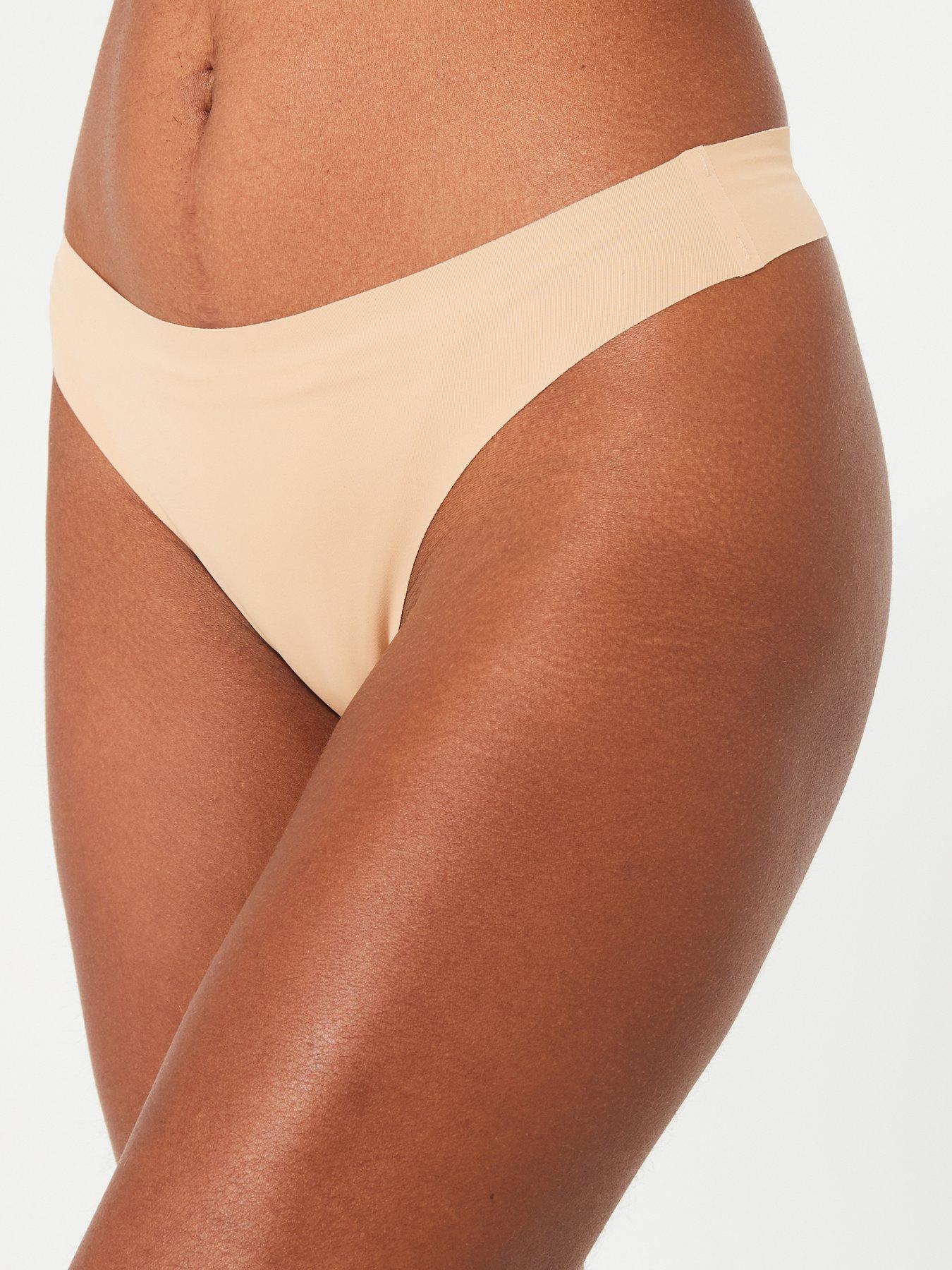 Image 2 of 6 of V by Very No Vpl 3 Pack Thong - Multi