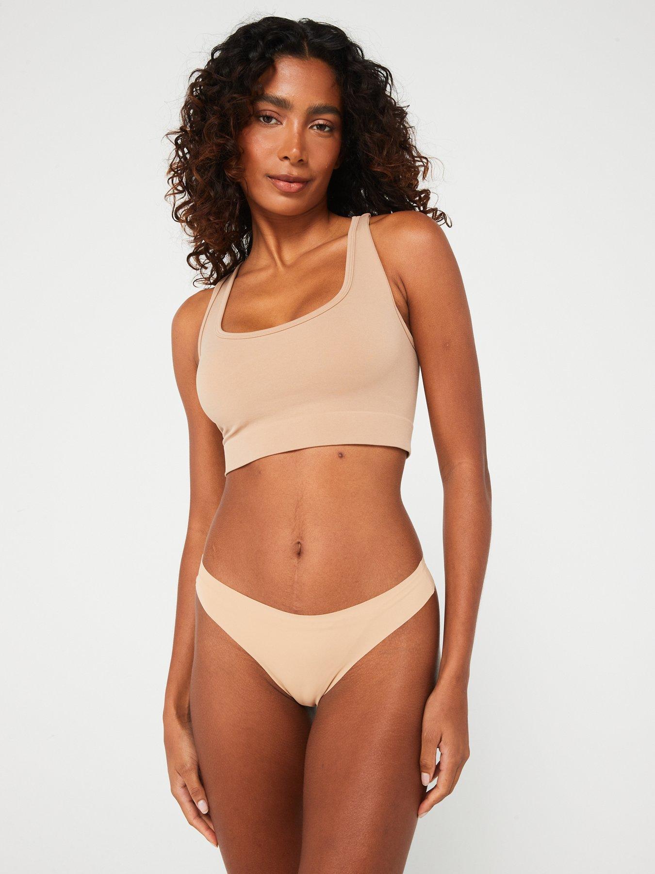 Image 4 of 6 of V by Very No Vpl 3 Pack Thong - Multi