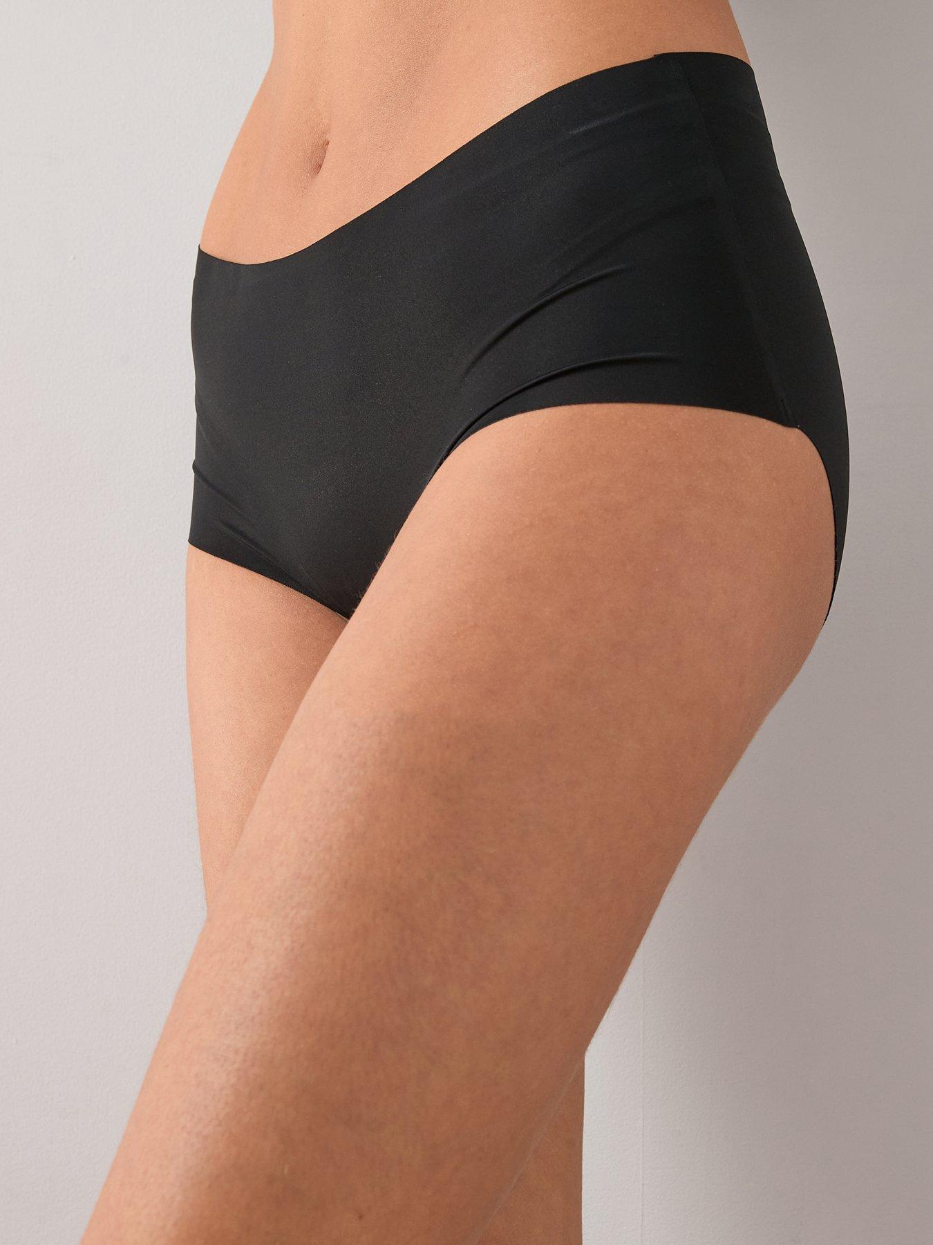 Image 6 of 6 of The Very Collection No VPL 3 Pack High&nbsp;Waisted Full Brief - Black