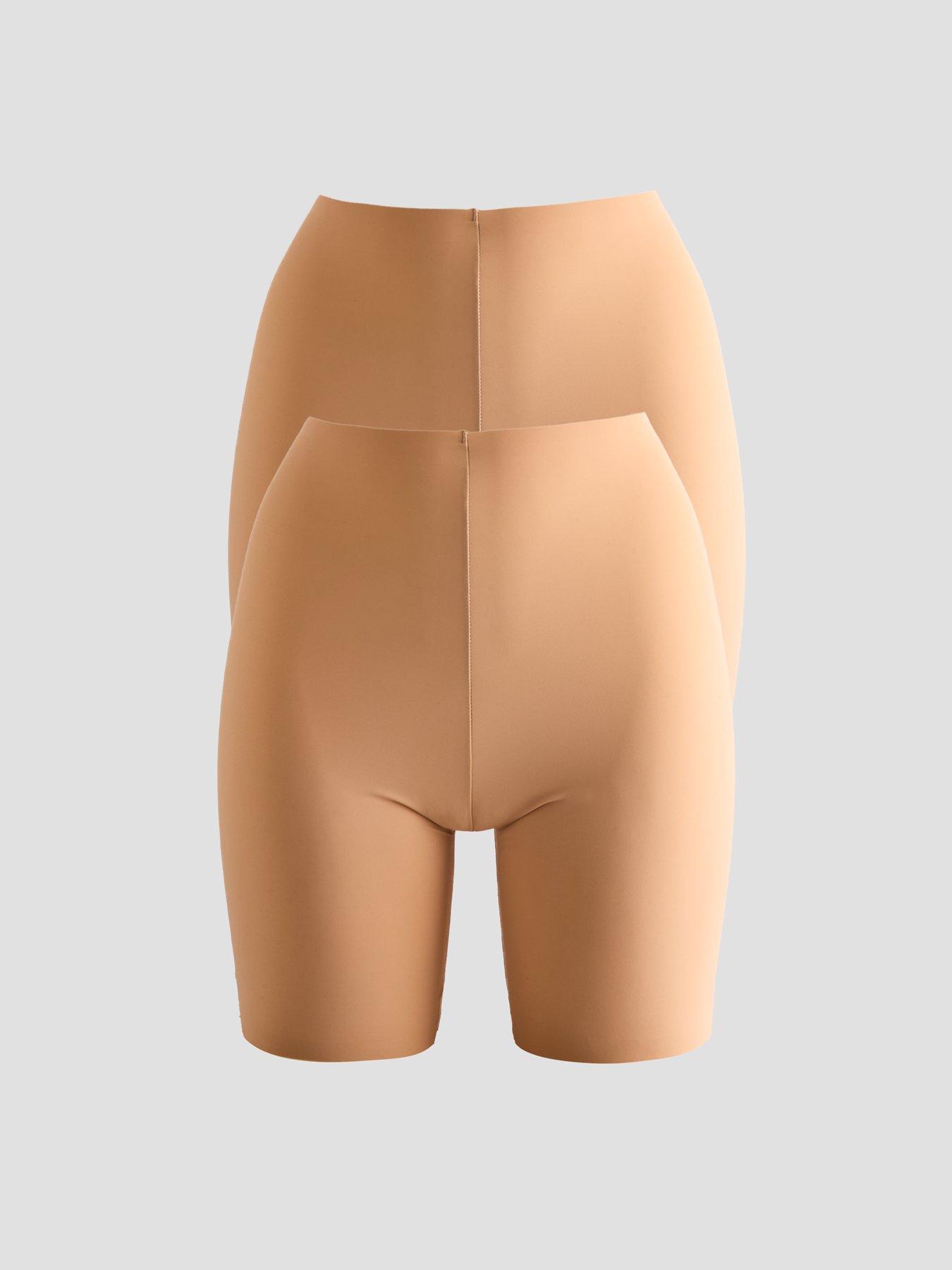 The Very Collection 2 Pack No VPL Anti Chafing Shorts - Nude