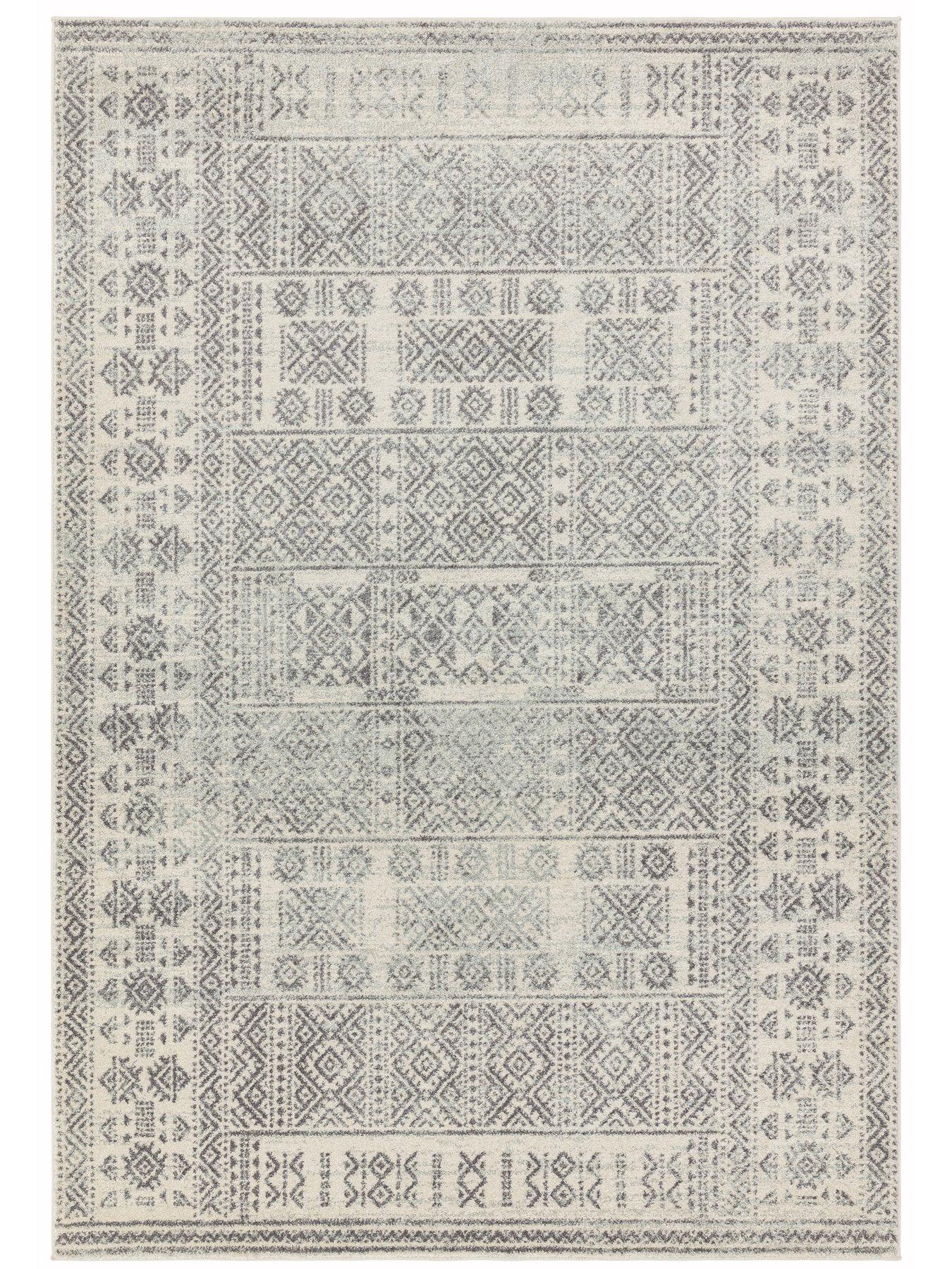 asiatic-nova-tribal-rug-grey