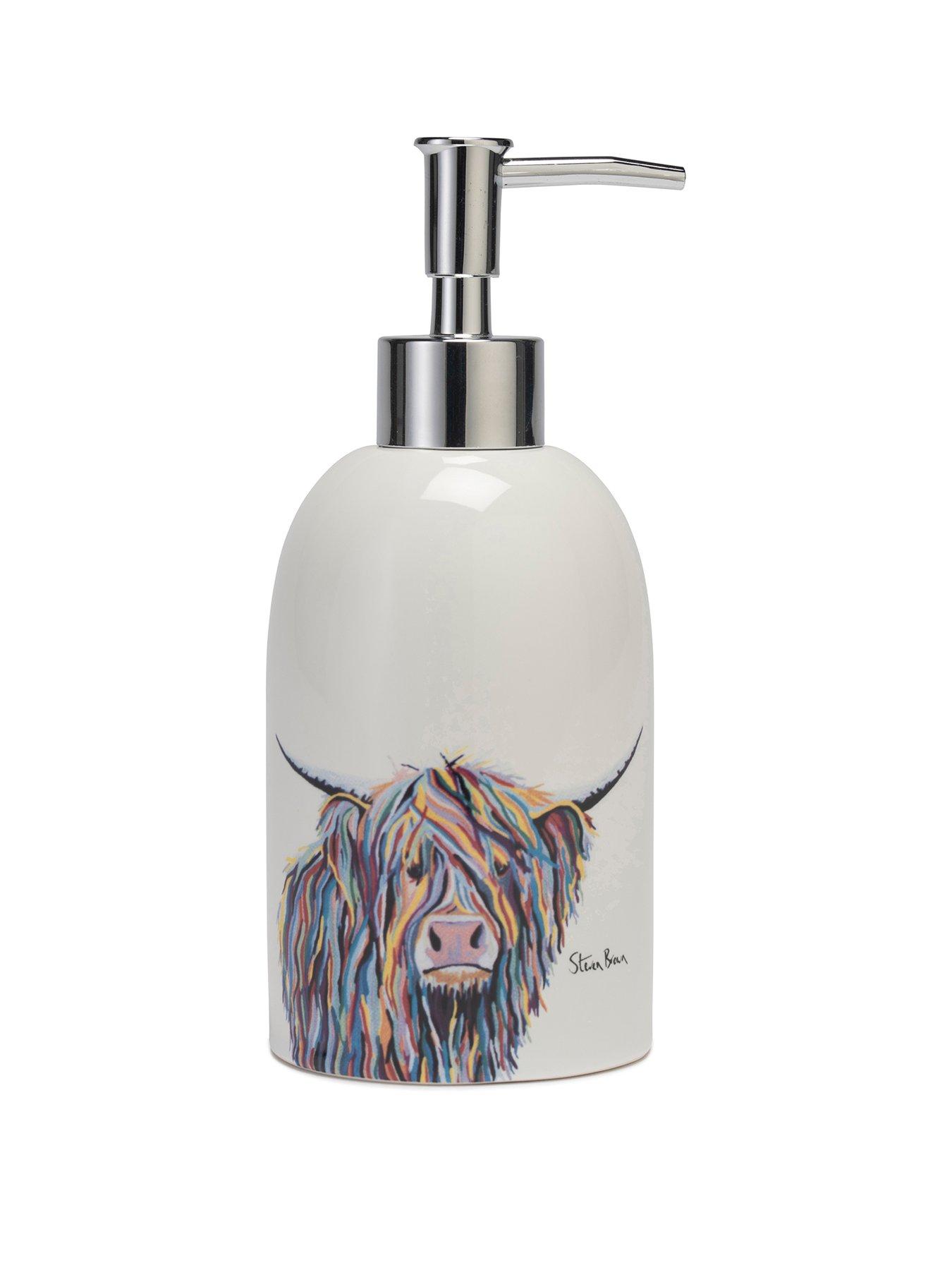 Image 2 of 5 of Croydex Steven Brown Ceramic Soap Dispenser - Angus McCoo