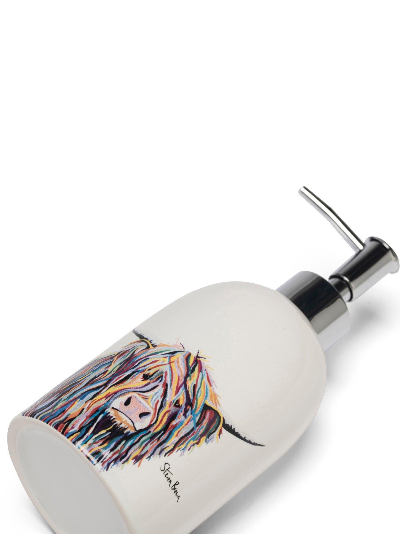 Image 4 of 5 of Croydex Steven Brown Ceramic Soap Dispenser - Angus McCoo