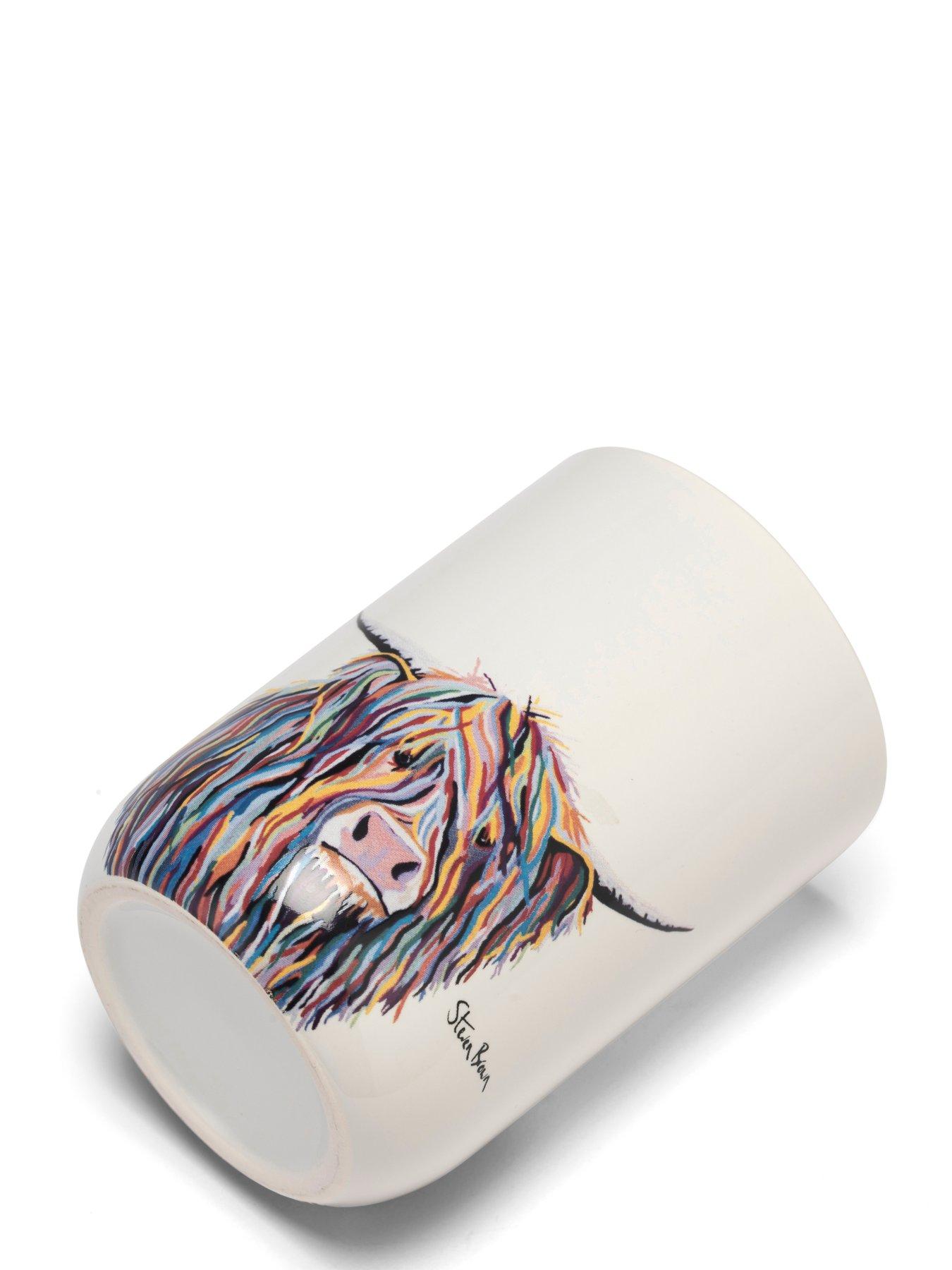 Image 5 of 6 of Croydex Steven Brown Ceramic Tumbler - Angus McCoo