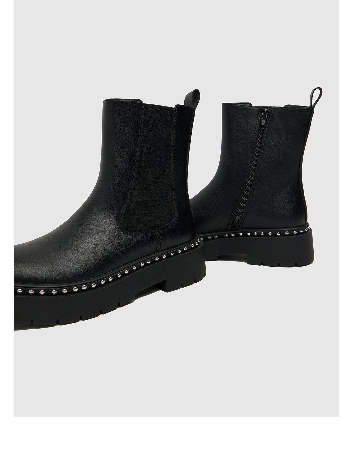 Studded platform sale ankle boots