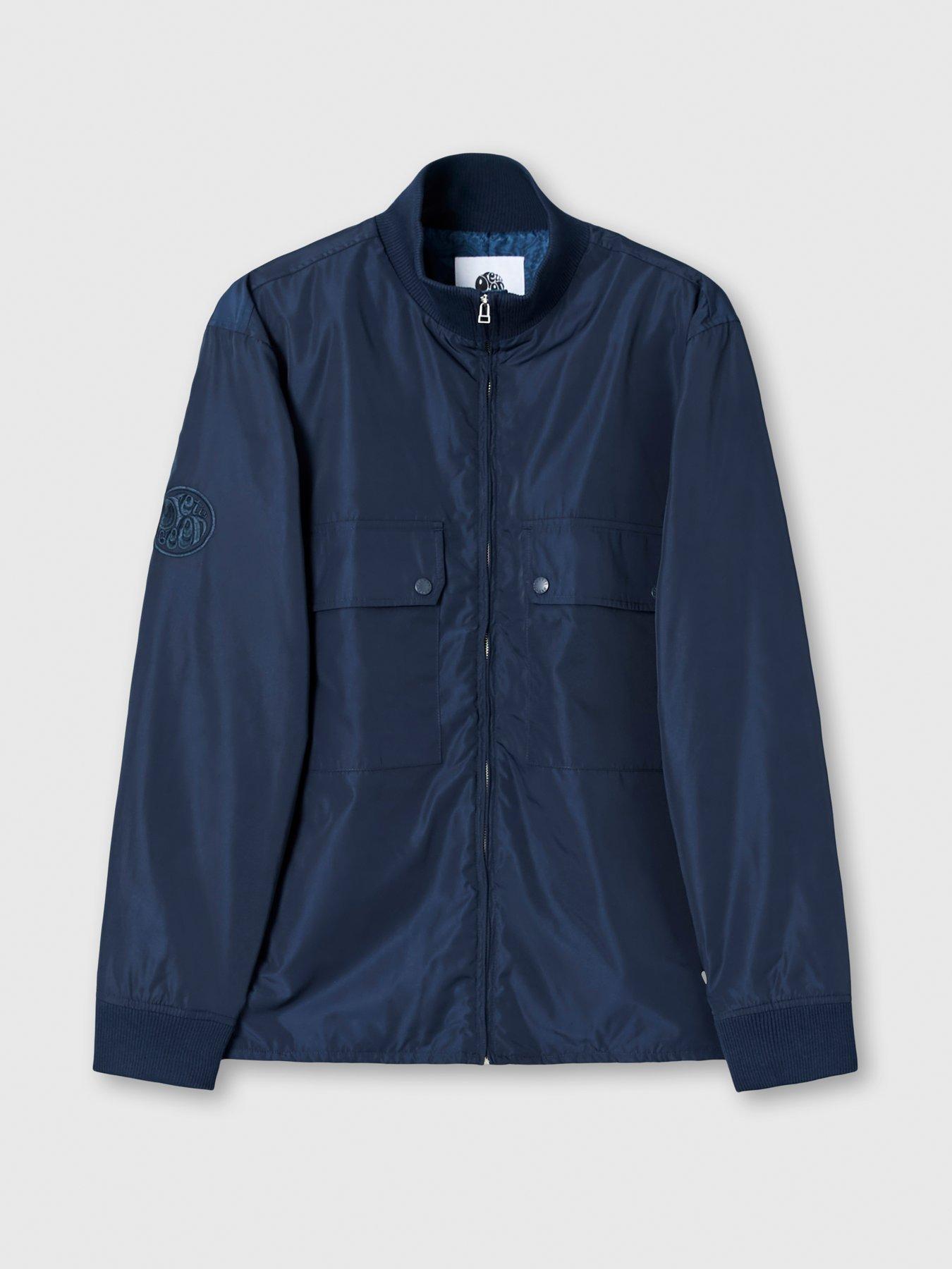 Pretty Green Munich Jacket Navy littlewoods