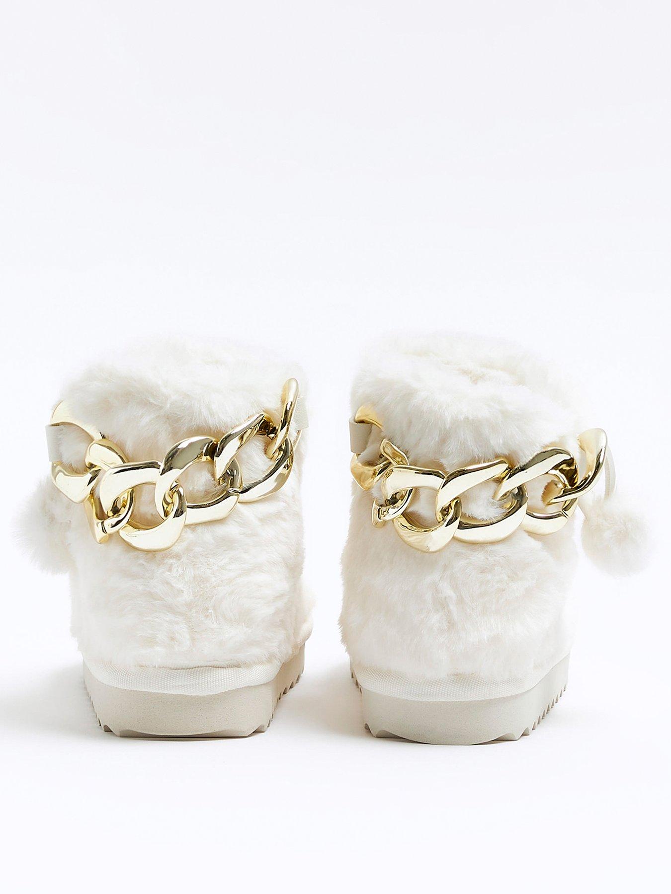 River island girls online slippers