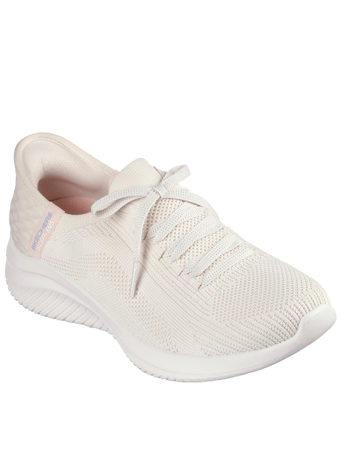 Skechers Ultra Flex 3.0 Brilliant Path Slip In Trainers Natural