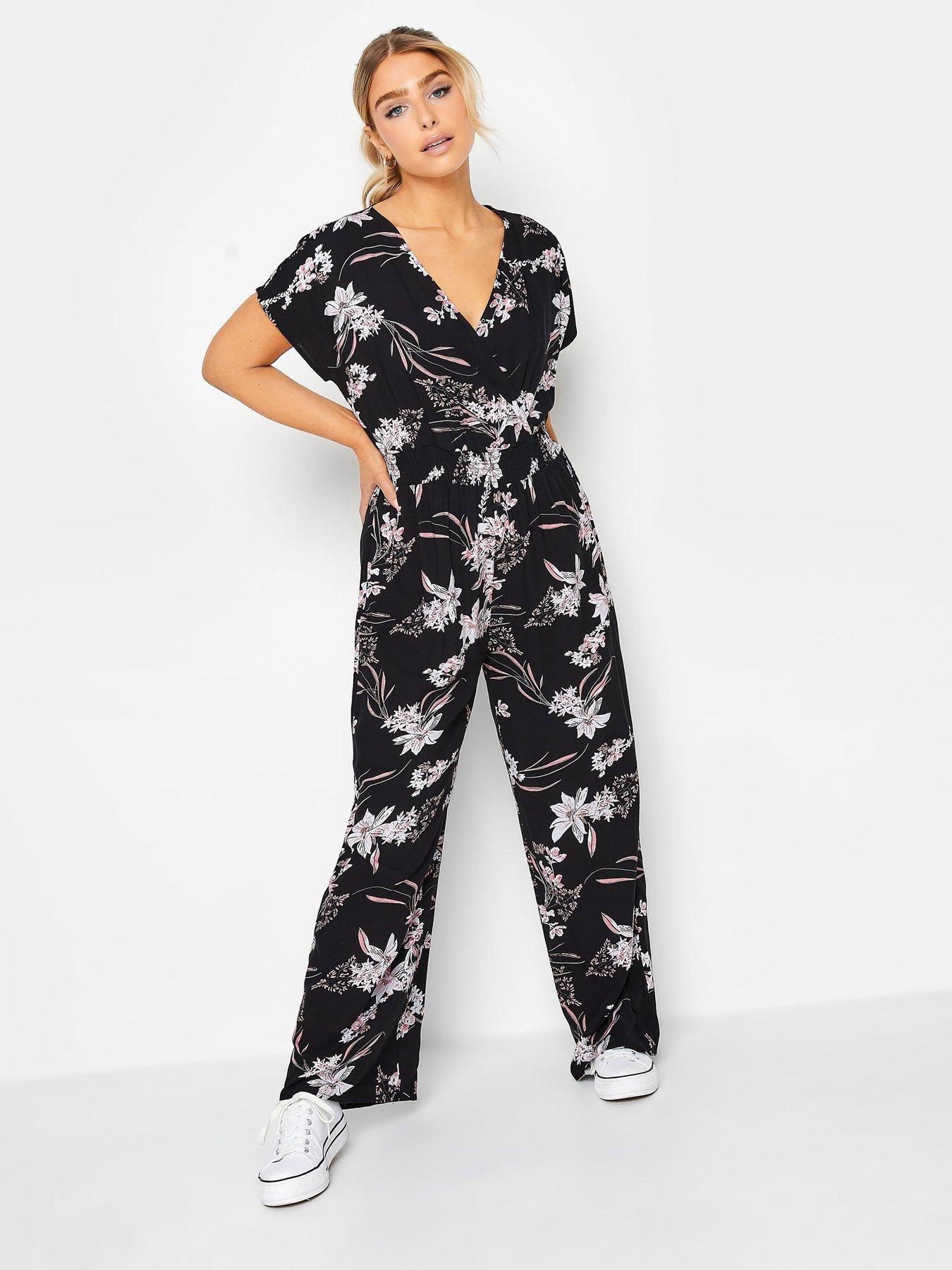 Women's Ponte Unitard Flare Jumpsuit