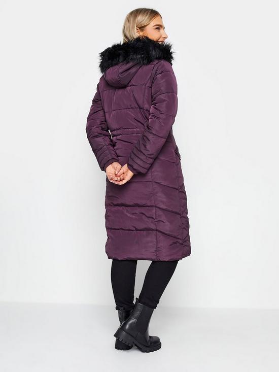 stillFront image of mco-berry-faux-fur-trim-padded-coat