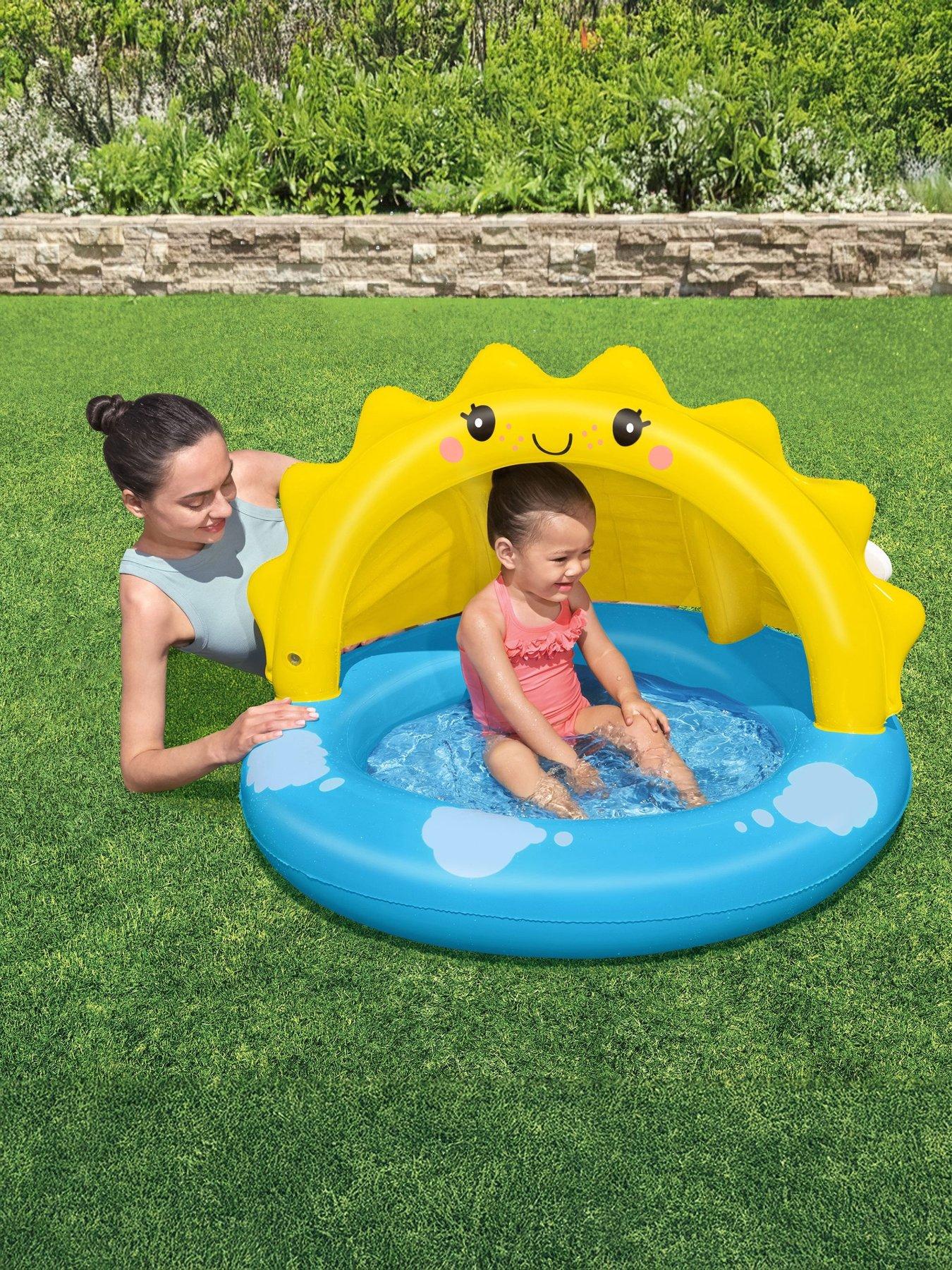 Bestway Sunny Days Shaded Kiddie Pool Littlewoods